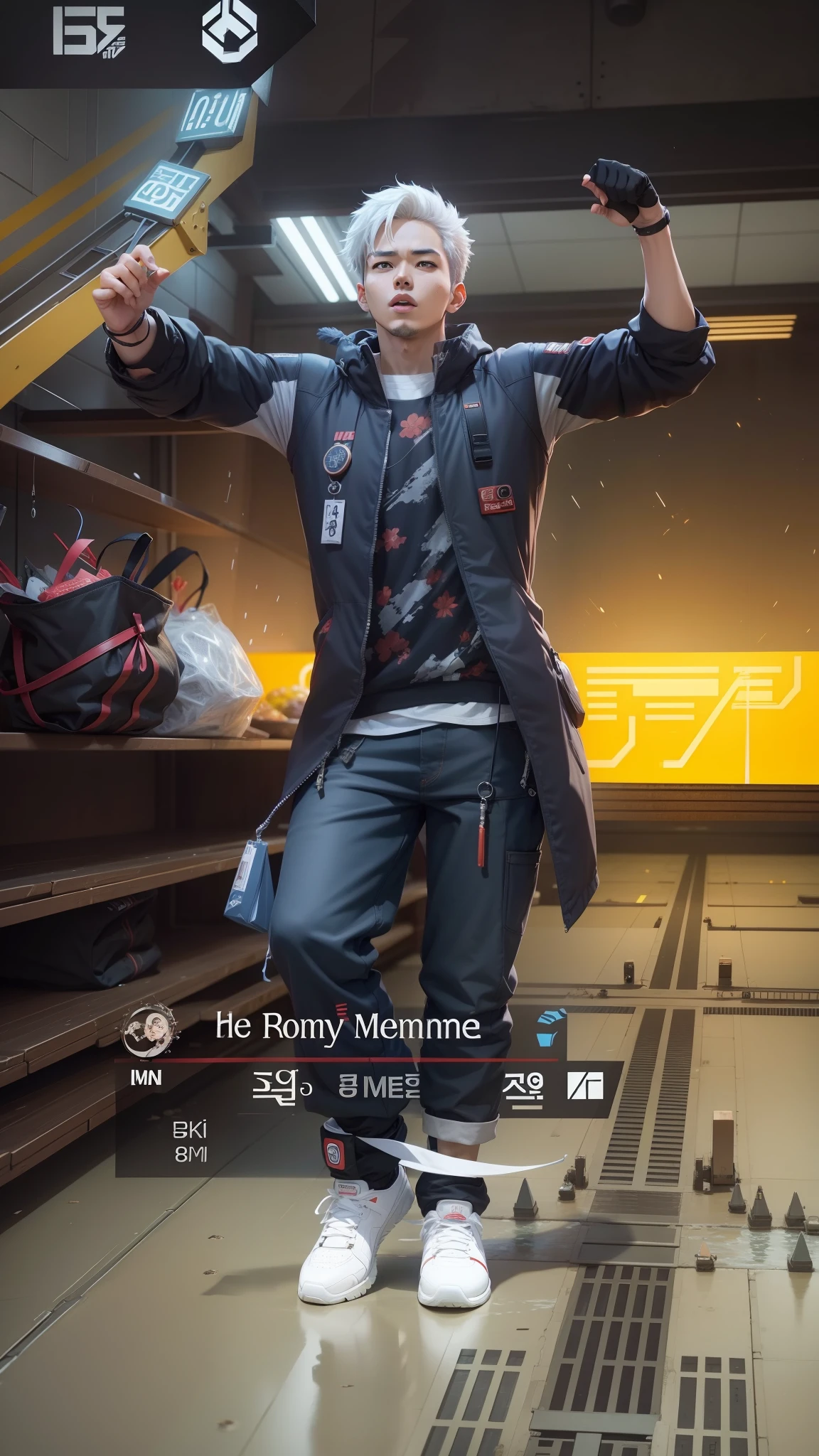 Anime,1 man, boy Korea, heandsome , 8k quality,