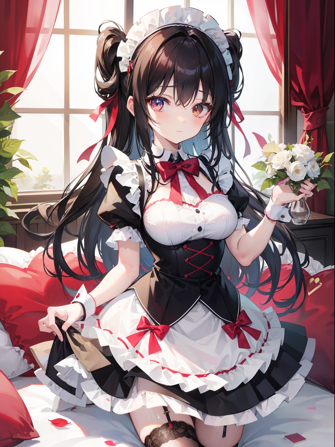 Tokisaki Kurumi, Thight, Maid outfit