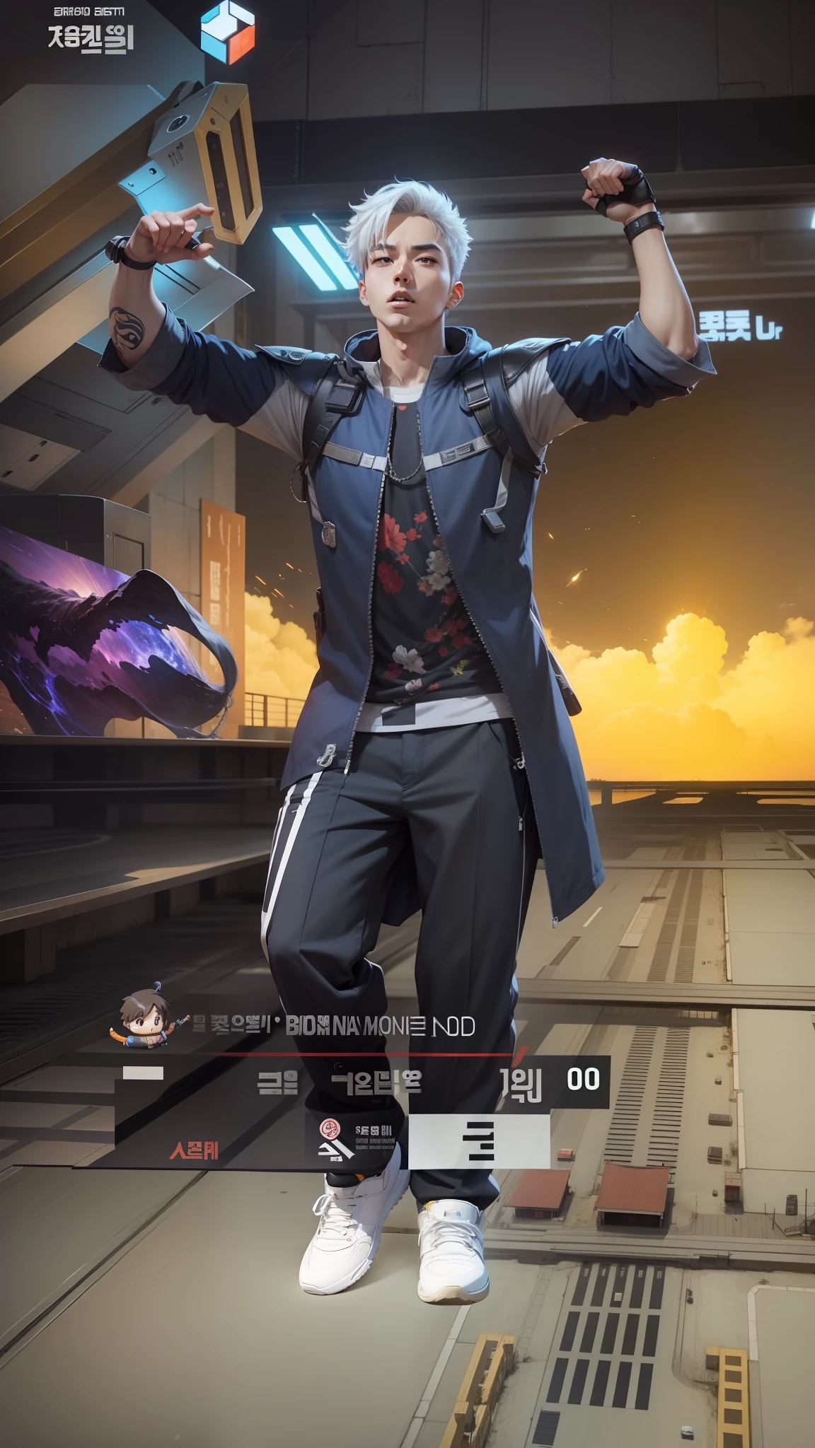 Anime,1 man, boy Korea, heandsome , 8k quality,