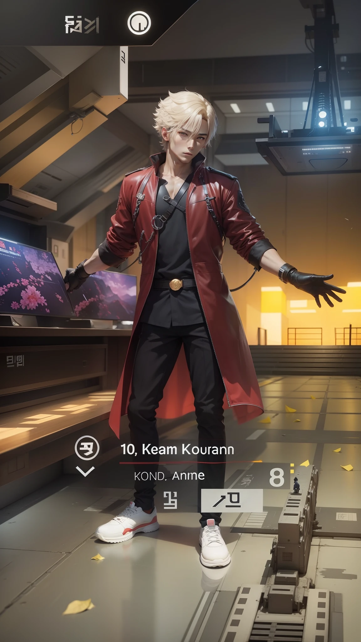 Anime,1 man, boy Korea, heandsome , 8k quality,