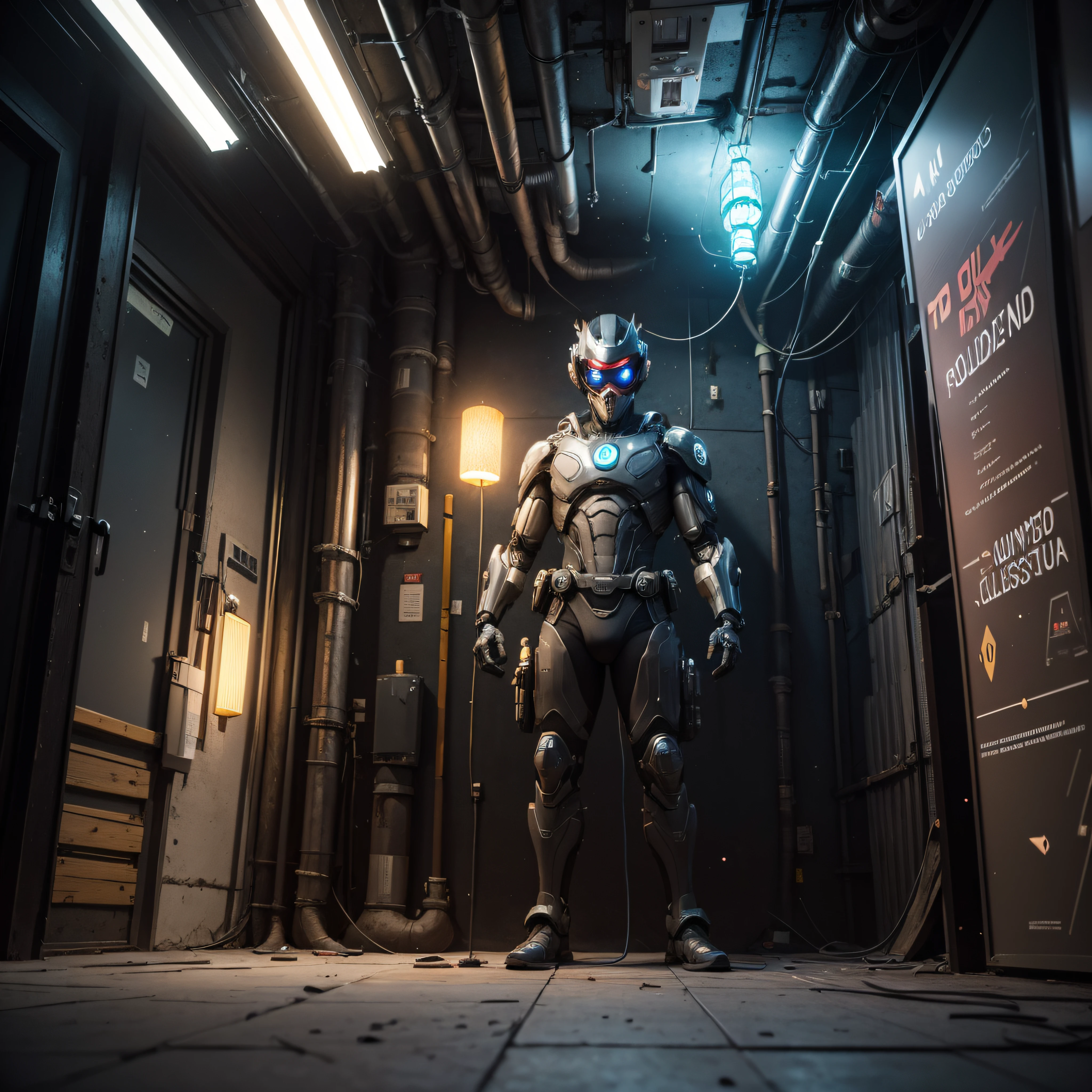 ((calidad superior)), ((obra maestra)), ((realista)), (Los detalles), (fotorrealista:1.5), puppet, marioneta de nadera humanoides tendidos en un piso de concreto, Science-Fiction, HDR, Trazado de rayos, NVIDIA RTX, Los ultra-Highres, Irreal 5, Sub-Surface Scatterring, PBR texturizado, Post-procesamiento, Anisotropic filtering, Profundidad de campos, maximum sharpness and sharpness, Regla de los tercios、8K RAW、(Luminescent Particles:1.4)、(super-detailed CG、Unidad 8k Fondos de pantalla、lighting like a movie、destello de lente、foco nítido、Arte cyberpunk、arquitectura cyberpunk