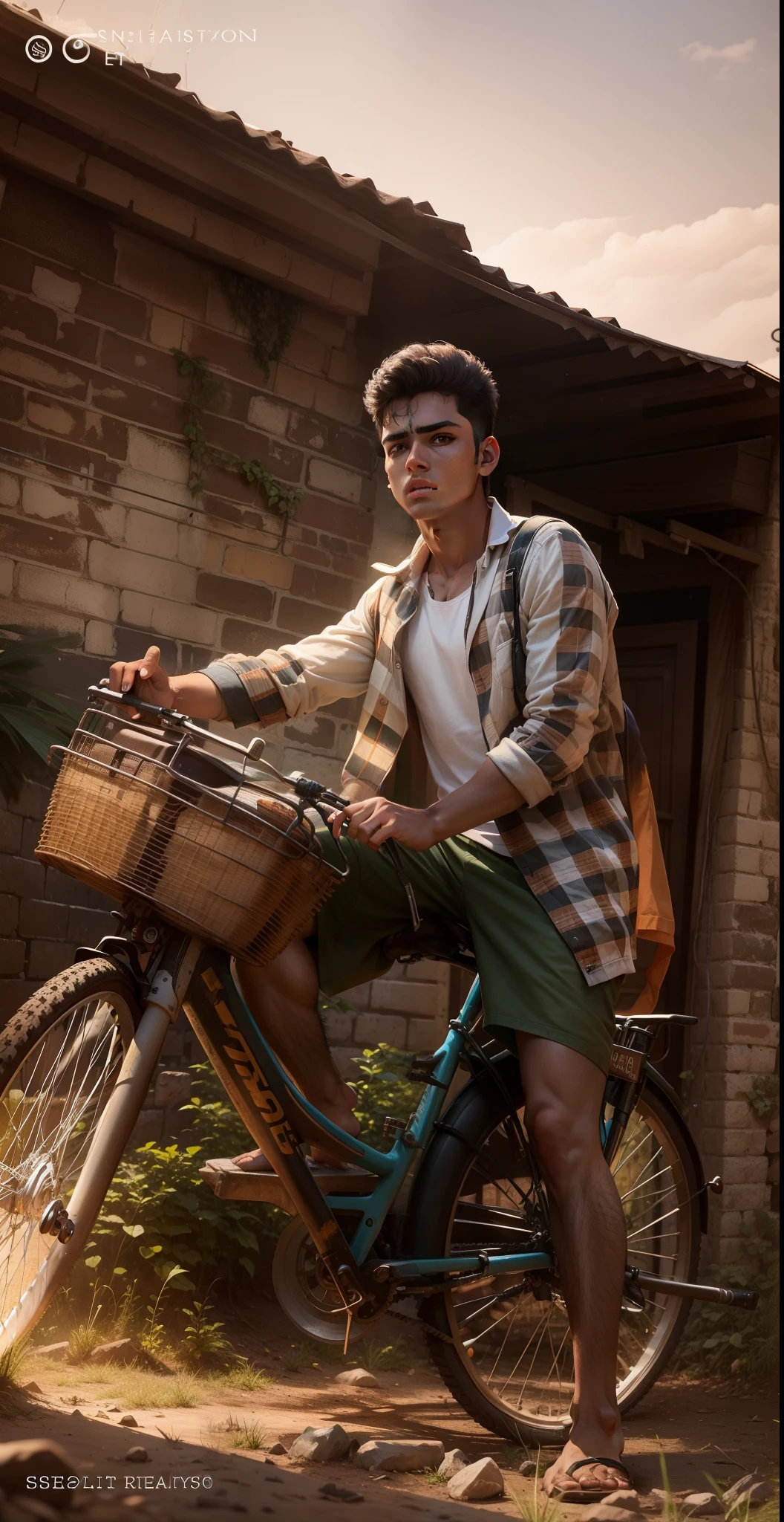 4k realastic face of 18 years boy and realastic background