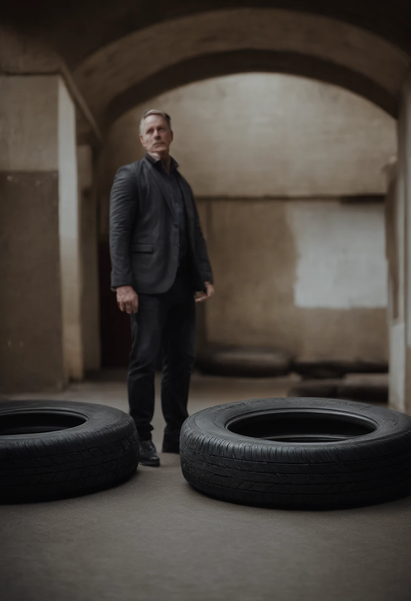 Large number of tires,I'm in trouble,ember,suits
