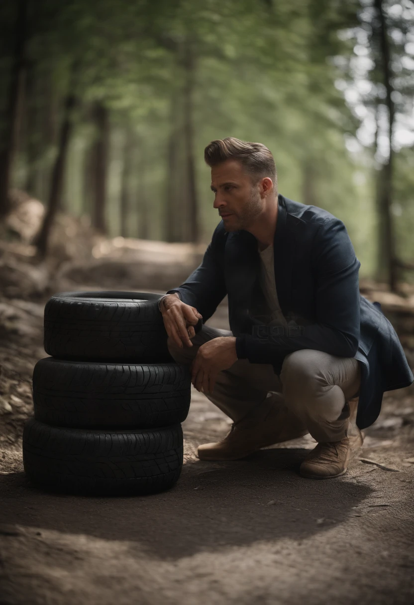 Large number of tires,I'm in trouble,ember,suits