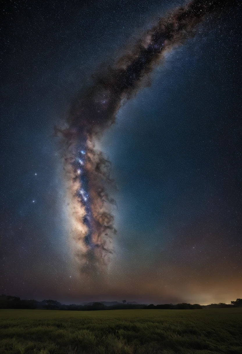 The Milky Way in the eye: surrealism