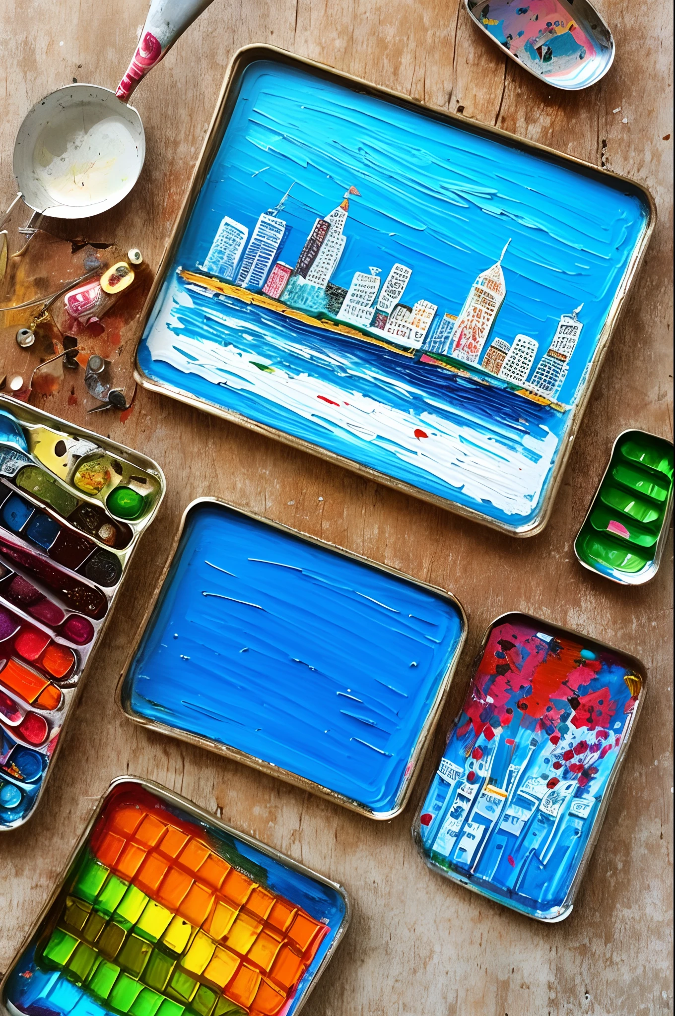 Tin painting