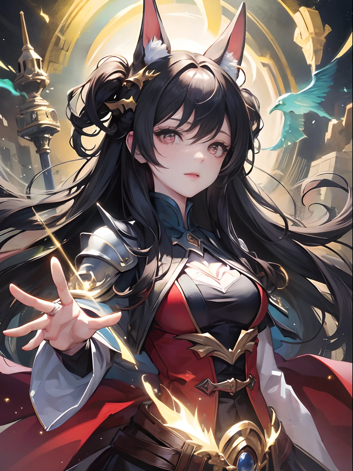 KIM JAE JUN, Yukari Higa, Surreal, mysterious, strange, fantastical, fantasy, Sci-fi, Japanese anime, the other side of dystopia, the ark has not come yet, miniskirt beautiful girl, perfect voluminous body, detailed masterpiece