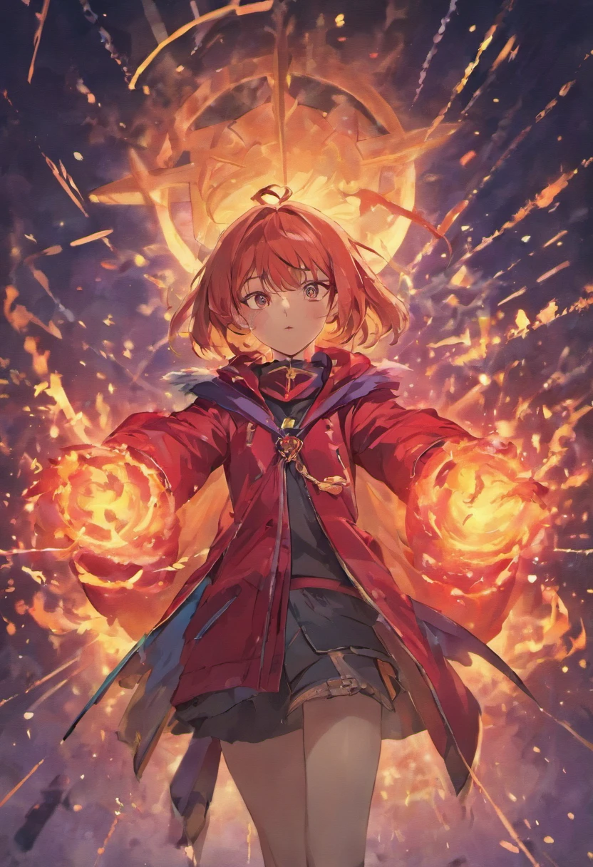 Sateen，the night，ember，Spooky masks，coat large，Fighting posture，holdingsword，SakuraNS