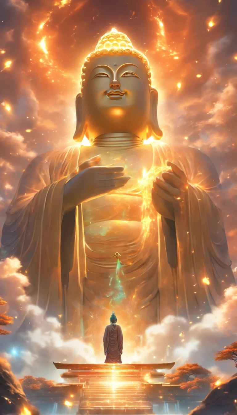 ((Masterpiece)),(Best quality)),China-style,In the universe, The huge Maitreya Buddha statue stands in space,Gaze at the earth,Standing Buddha statue,with light glowing,Glow effects,Pilgrims on the road,Hyper-realistic,Ultra photo realsisim,Real Photographics,8K,High definition,high qulity,Works of masters,super-fine,Chinese black and white ink style,(((white colors))),Decolorization,Smudge,ink,8K,super-fine,high qulity,(((OC renderer)))