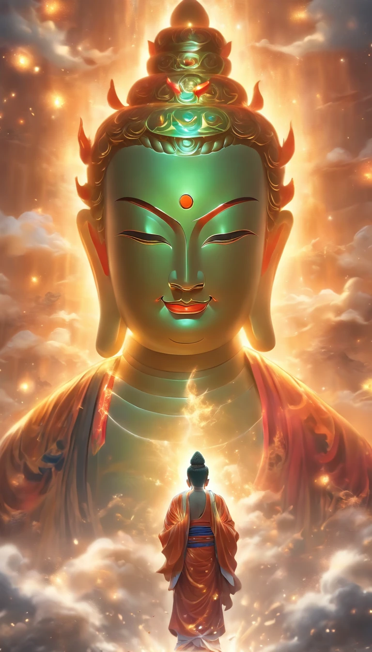 ((Masterpiece)),(Best quality)),China-style,In the universe, The huge Maitreya Buddha statue stands in space,Gaze at the earth,Standing Buddha statue,with light glowing,Glow effects,Pilgrims on the road,Hyper-realistic,Ultra photo realsisim,Real Photographics,8K,High definition,high qulity,Works of masters,super-fine,Chinese black and white ink style,(((white colors))),Decolorization,Smudge,ink,8K,super-fine,high qulity,(((OC renderer)))