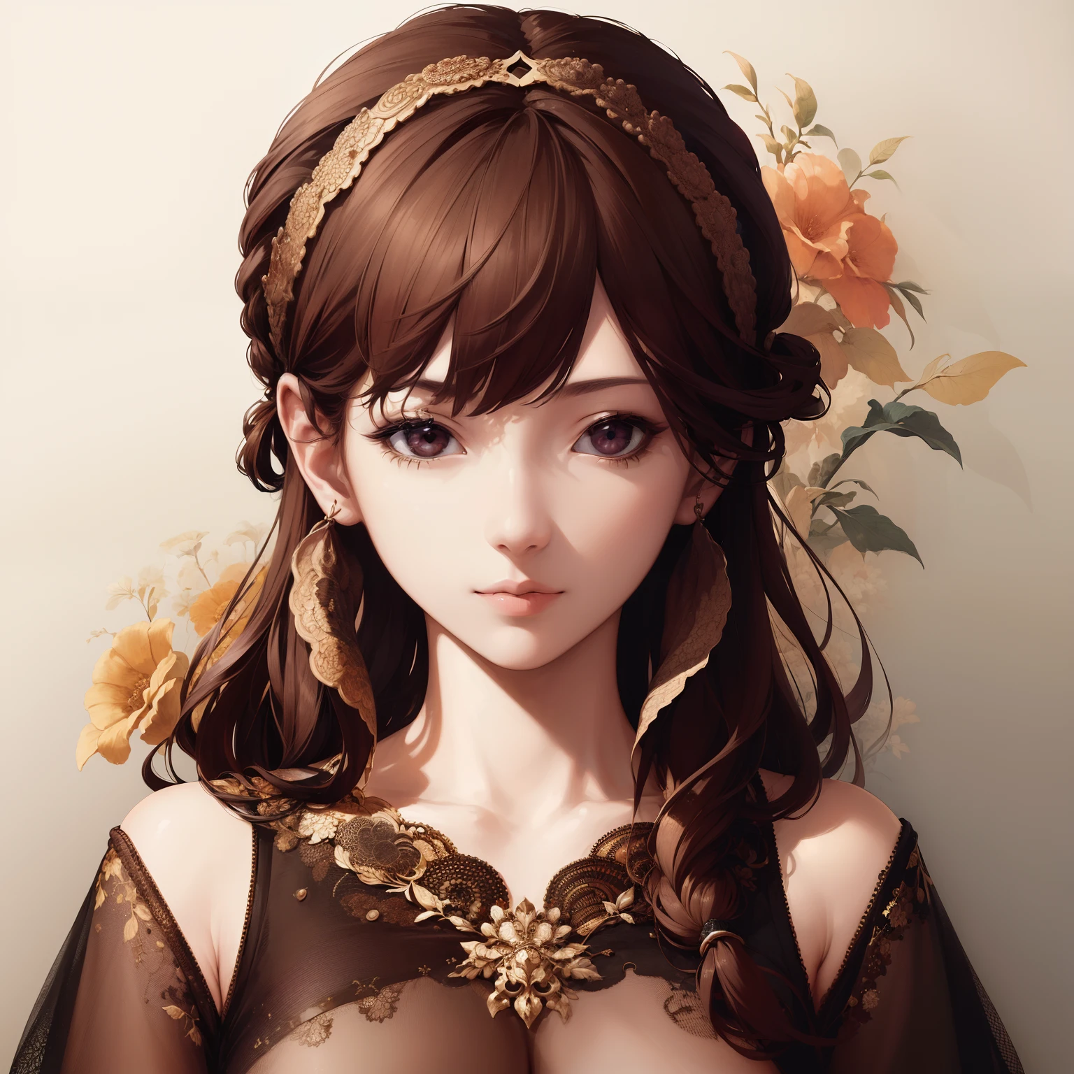 ((1girl in))(masterpiece、top-quality、hight resolution:1.4)、detaileds、intricate-detail、4K、color splashes、Line Art、art by、Fibonacci、