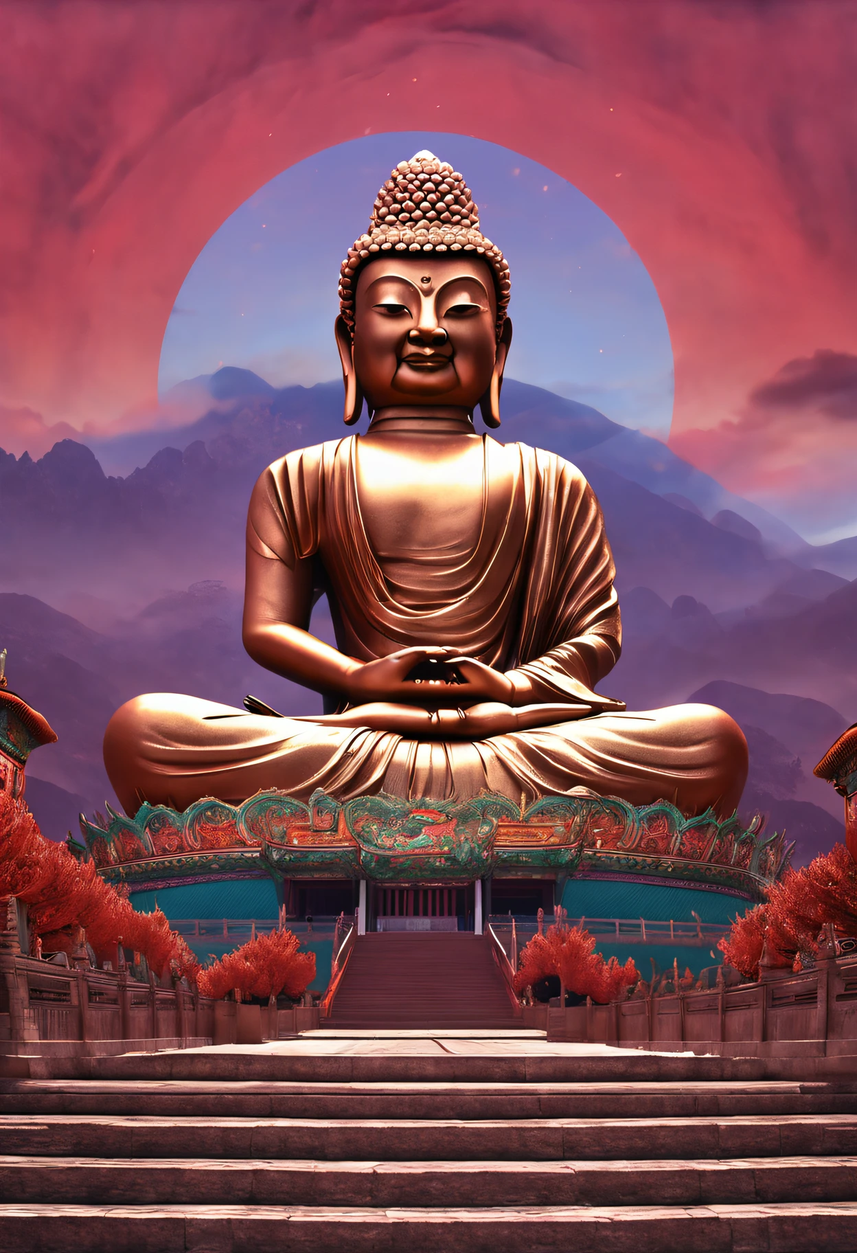 big dragon,drak,The dragon soared into the air,Dragons,chinesedragon,Buddha,Big Buddha statue,Head,heads,Shakyamuni,surrealism, shadowing, Realiy, stereograms, ,Stereoscopic view, Atmospheric perspective, 8K, Super detail, ccurate, Best quality,immensity,magnifica,shock,morningglow,High hills,baiyun,Between heaven and earth,Leshan Buddha,Clear face,fo,The large,highr,Dark Department,Surrealism, high detail, Luminism, Hyperrealism, chiaroscuro, stereogram, cinematic lighting, first-person view, wide shot, atmospheric perspective, panorama, Sony FE GM, UHD, masterpiece, high details, high quality, best quality