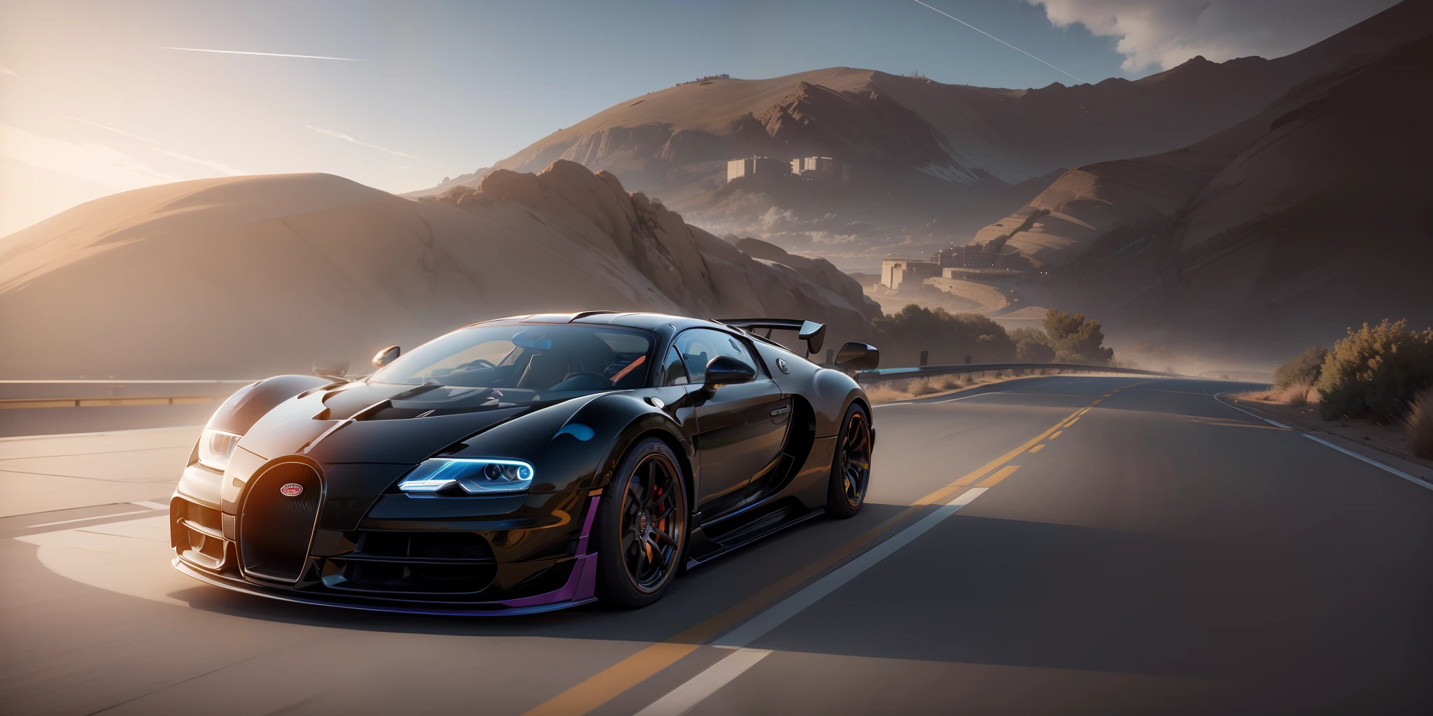 (kuvshinov:1), (samdoesart:1.1), (dreamlikeart:1), (nvinkpunk:1.4), (from_side:1.0), (wide angel view:1.2), Bugatti Veyron 16.4 Super Sport in cyberpunk city, concept art, multi-colored ribbons, old paper texture, highly detailed, (large viewport showing a detailed planet:1.1), (very detailed sky:1.2), (highly detailed background:1.3), highly detailed, concept art, beautiful intricate filegrid facepaint, intricate, elegant