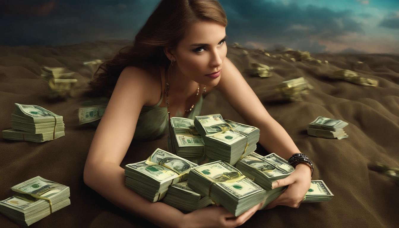 This image shows a person holding a stack of money. They are clearly excited about the financial rewards that they have achieved.