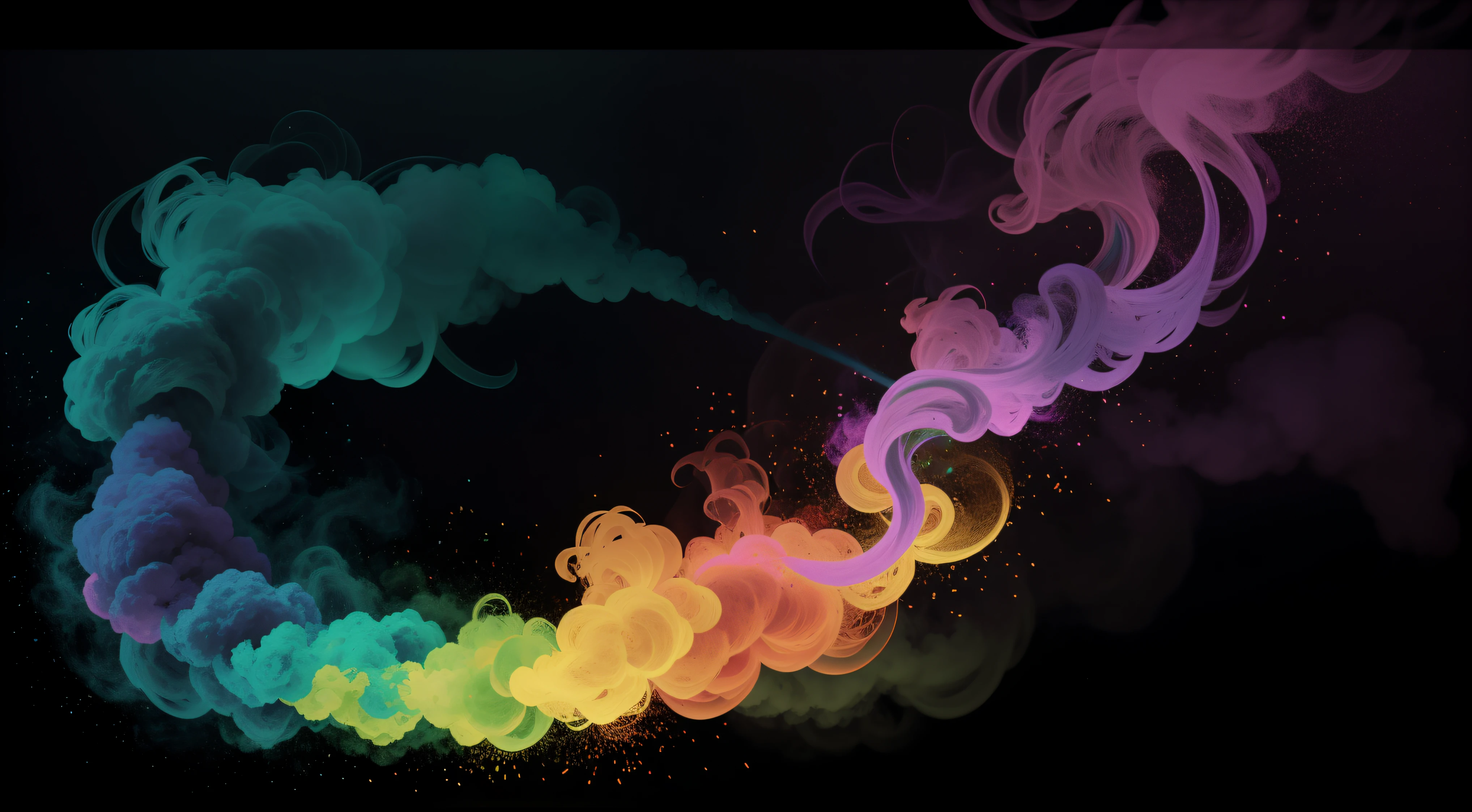 Obra de Arte abstracto en movimiento. Un primer plano de un humo colorido se vierte sobre un fondo,remolinos de burbujas tornasoladas llenas de humo colorido, humo de color fluido, humo colorido, Humo multicolor, humo coloreado, humo de colores brillantes, acid-colored smoke, Humo de color, humo de arco iris, Background of psychedelic smoke, Humo colorido en el fondo, humo espeso y colorido, Humo giratorio colores radiantes, nubes de humo de colores, humo arremolinado, Arte del humo fluido