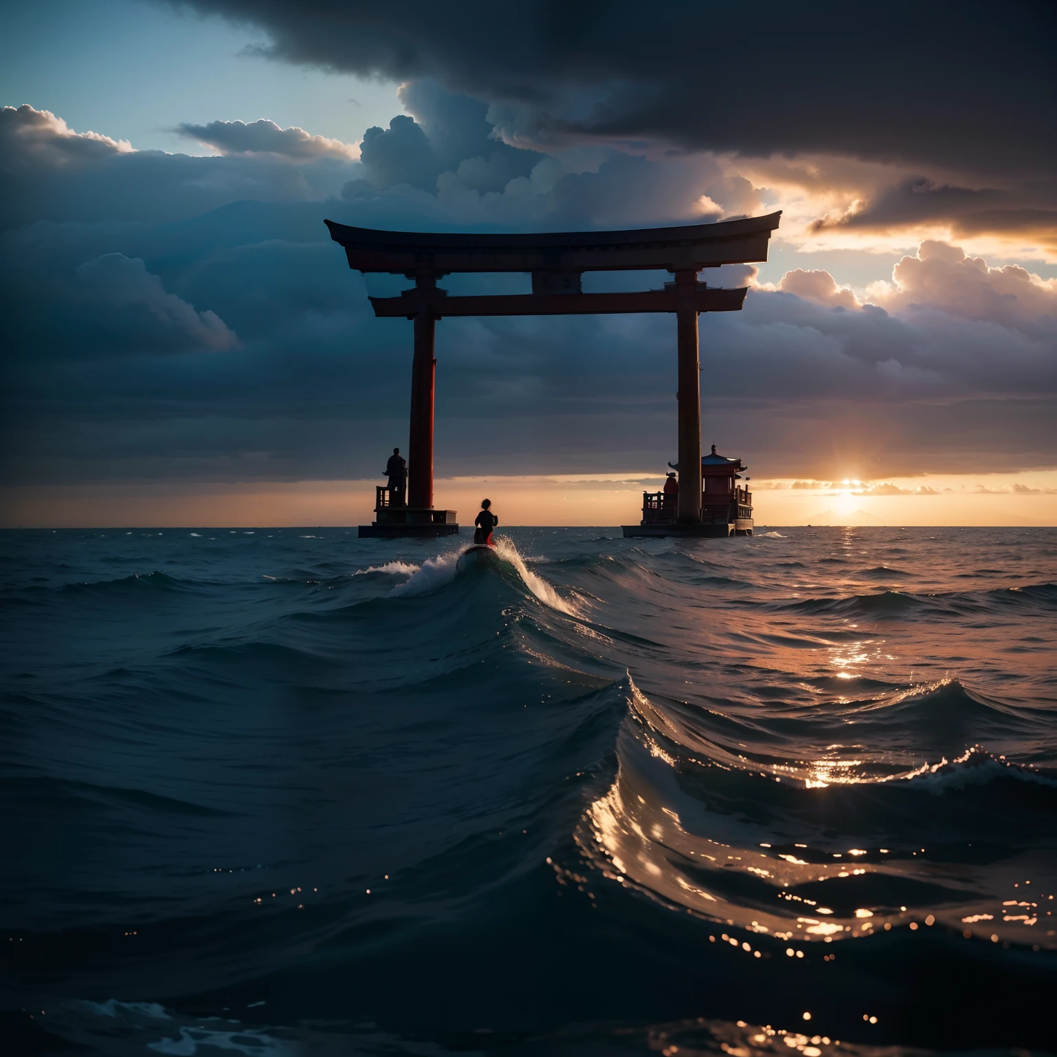 Cutting through the waves with a small boat If you go through the vermilion large torii gate,
The Temple on the Water Look up and I'll pray
Some can talk about that summer Leaving with each and every one of them
Only the croaking voice of the loon echoes for a thousand years
Which way to go is the wind? Tell me, my friend.
Will you guide me in the morning when the strife has ceased?
No matter how the world changes, I just pray for peace
May we be the same as the children born in a hundred years' time.
Accepted people's wishes from ancient times to the present
The island of God remains silent I'll greet you too.
Don't let go of the water-scratching firewood on a raging stormy night
Only the croaking of the loon encouraged me
Memories and emotions are forever like clouds drifting in the wind
You can't be the same Time and Journey
The reality that beautiful things are ridiculed as beautiful things for some reason
I don't want to see the Ryugu in fairyland
Go beyond the distance of ten thousand words Beautiful things that talk about this earth
No matter how the world changes, I just pray for peace
May we be the same as the children born in a hundred years' time.
Cutting through the waves with a small boat If you go through the vermilion large torii gate,
The Temple on the Water I'll pray for tomorrow