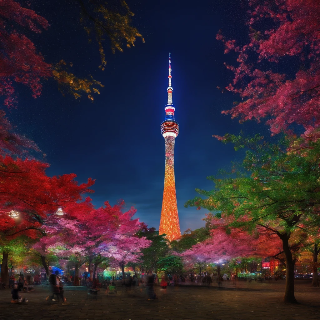 The Tokyo Sky Tree is a broadcasting tower in Sumida, tokyolagii, Japan