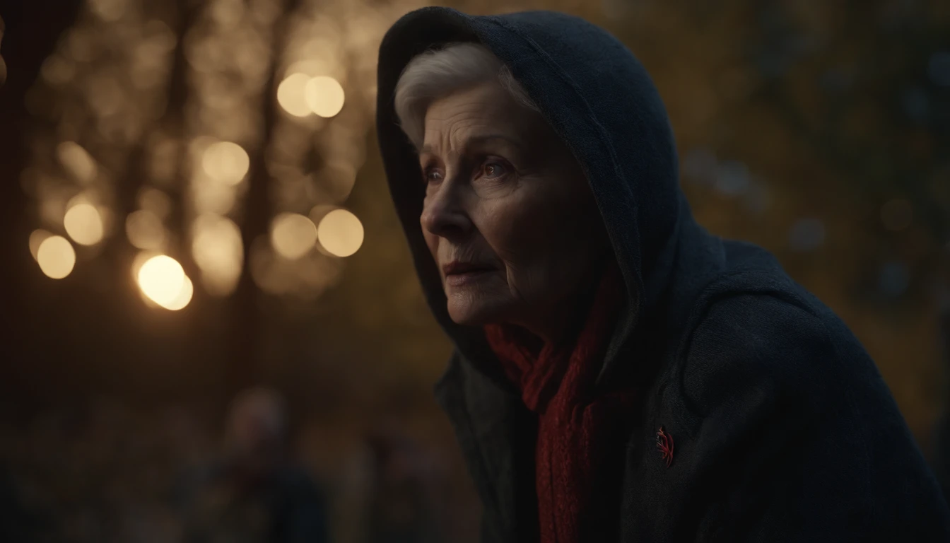 Cinematic soft lighting illuminates spiderman into a highly detailed and highly realistic old Woman, wearing torn clothes, disfigured body, against the backdrop of an eerie night in a cemetery, which is trending on ArtStation. Octane is the perfect tool to capture the subtlest details of this 16k photographic masterpiece