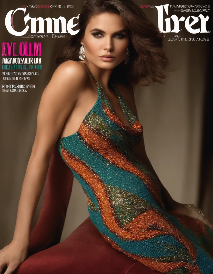 MagazineCover,virginKillerSweater, Side Chest, (Sleeveless:1.2), cleavage_Cutout,Naked back,From the side