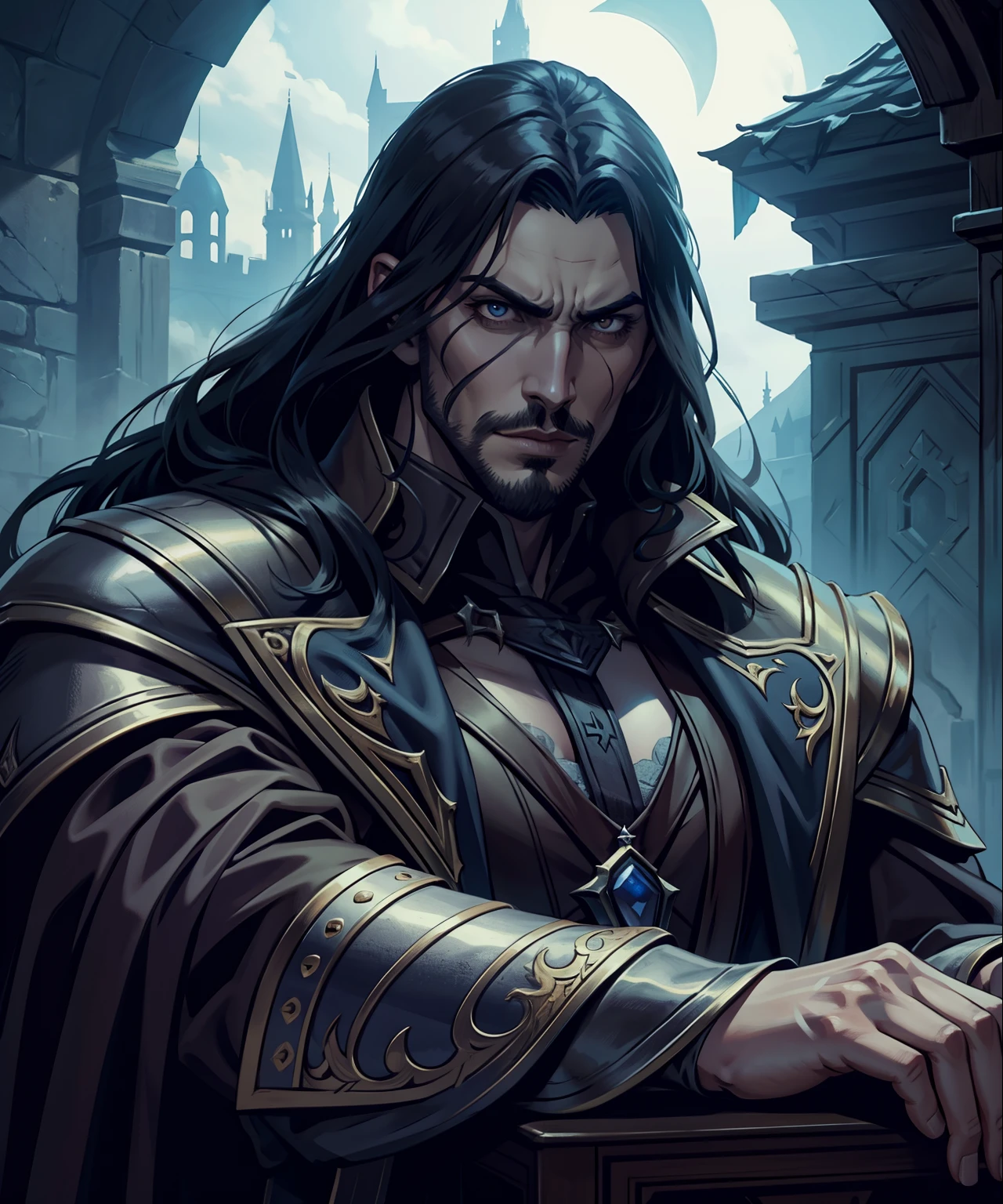 Castlevania Lord of the shadows hyper realistic super detailed