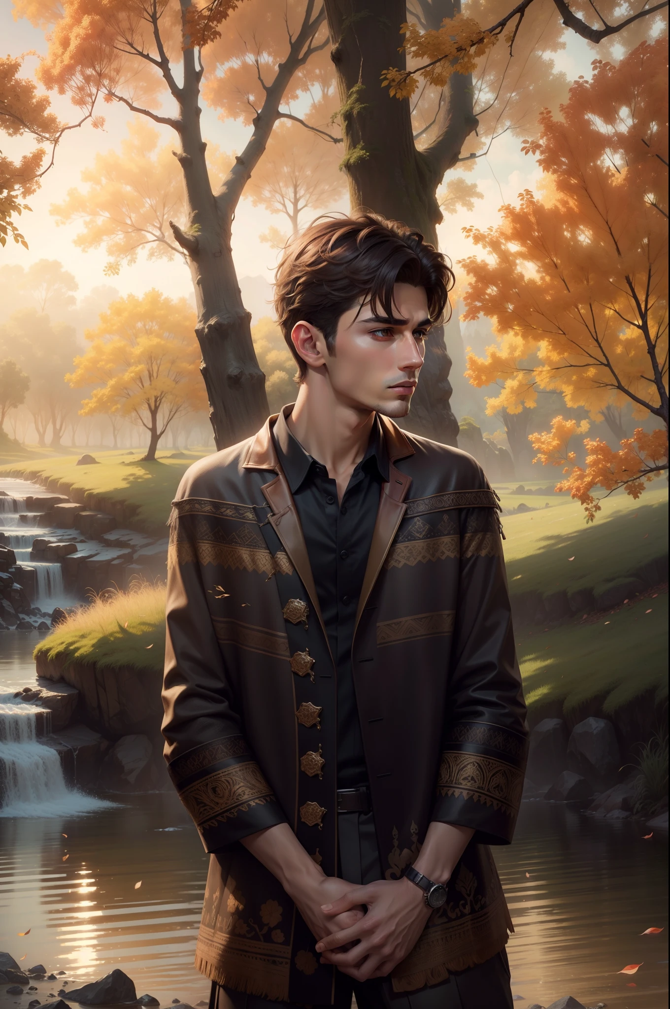 Nature background change handsome boy, realistic face, 8k, realistic, high details,