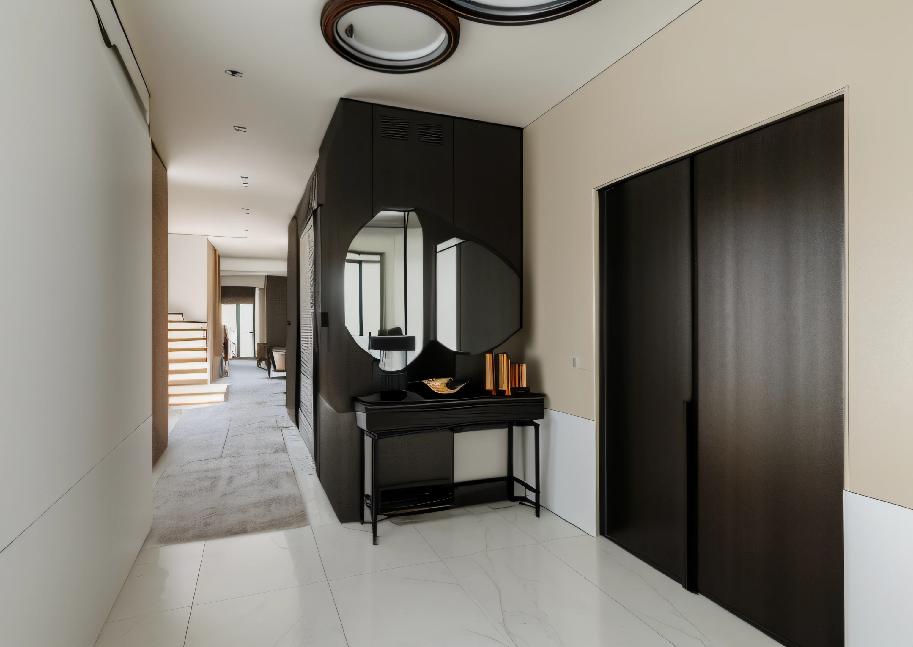 RAW photo, Masterpiece, high quality, best quality, authentic, super detailed, glossy indochina black furniture), minimalist architecture, minimalist bedroom, couch, table, carpet, shelf tv, 1 solid wood door:1.4,((laminated plaster,))), day light)), natural light fromt glass door, archdaily architecture, (high detail: 1.2), 8k uhd, dslr, soft light, high quality, film grain, Fujifilm XT3