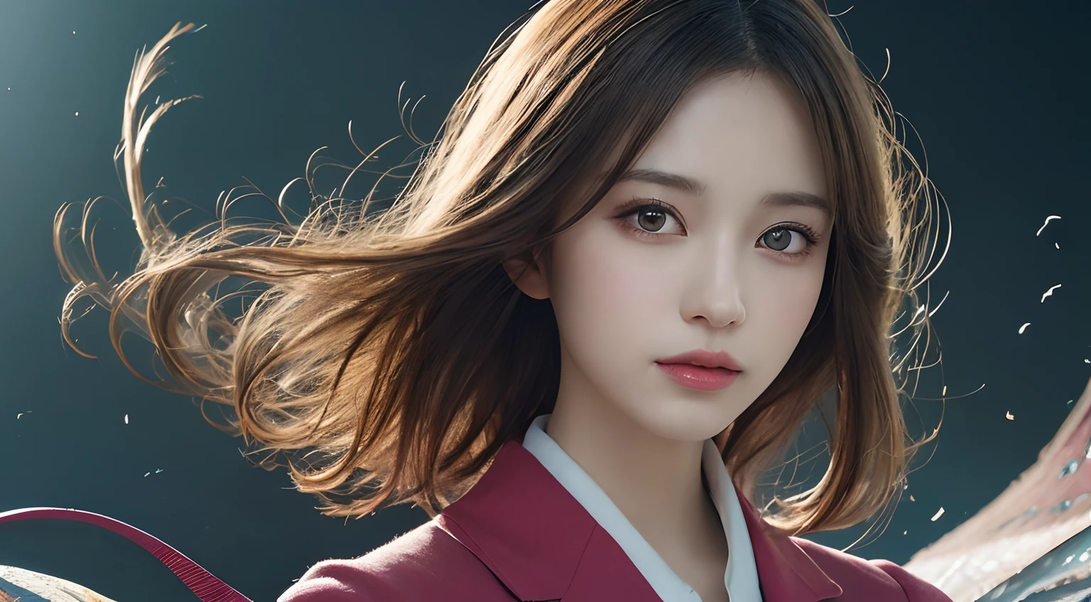 masutepiece, Best Quality, Illustration, Ultra-detailed, finely detail, hight resolution, 8K Wallpaper, Perfect dynamic composition, Beautiful detailed eyes, Doctor's clothes, Natural Color Lip,