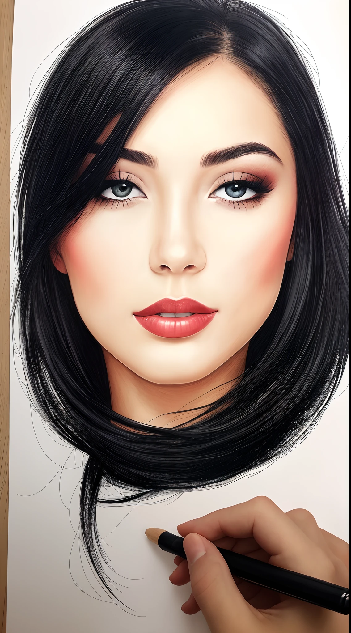 Draw a beauty