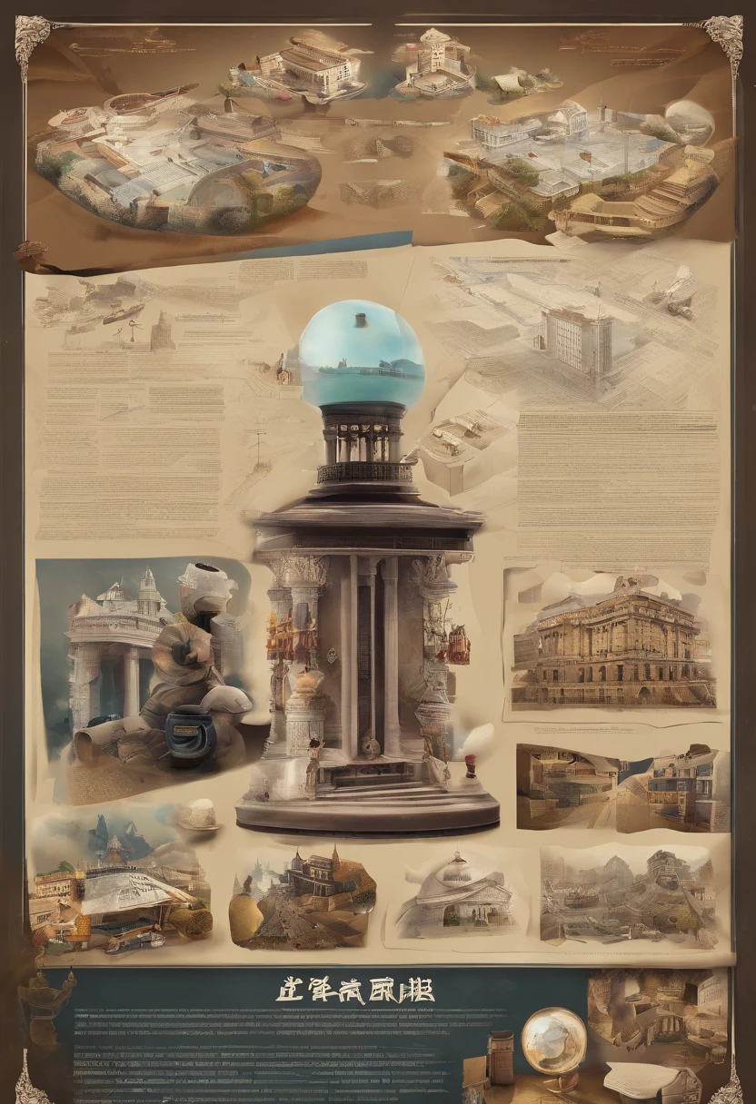 ((College students in the premises,Use VR、AR、cameras、camera、Painting related elements、UAVs、mapping tools, etc))objects to take pictures and draw accurate 3D stereoscopic scenery。 Portrait photography, Ultra-wide angle, Depth of field,Color coding, insanely details, Depth of field, degrees of freedom, 32K, Hyper-Resolution