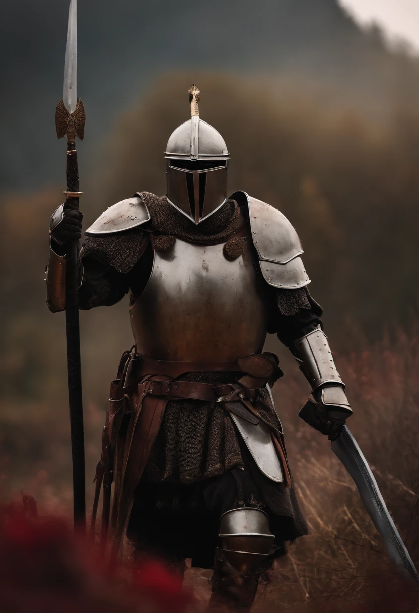 Spartanischer Krieger, Sterben auf dem Schlachtfeld , Bloody armor, episch, 8K