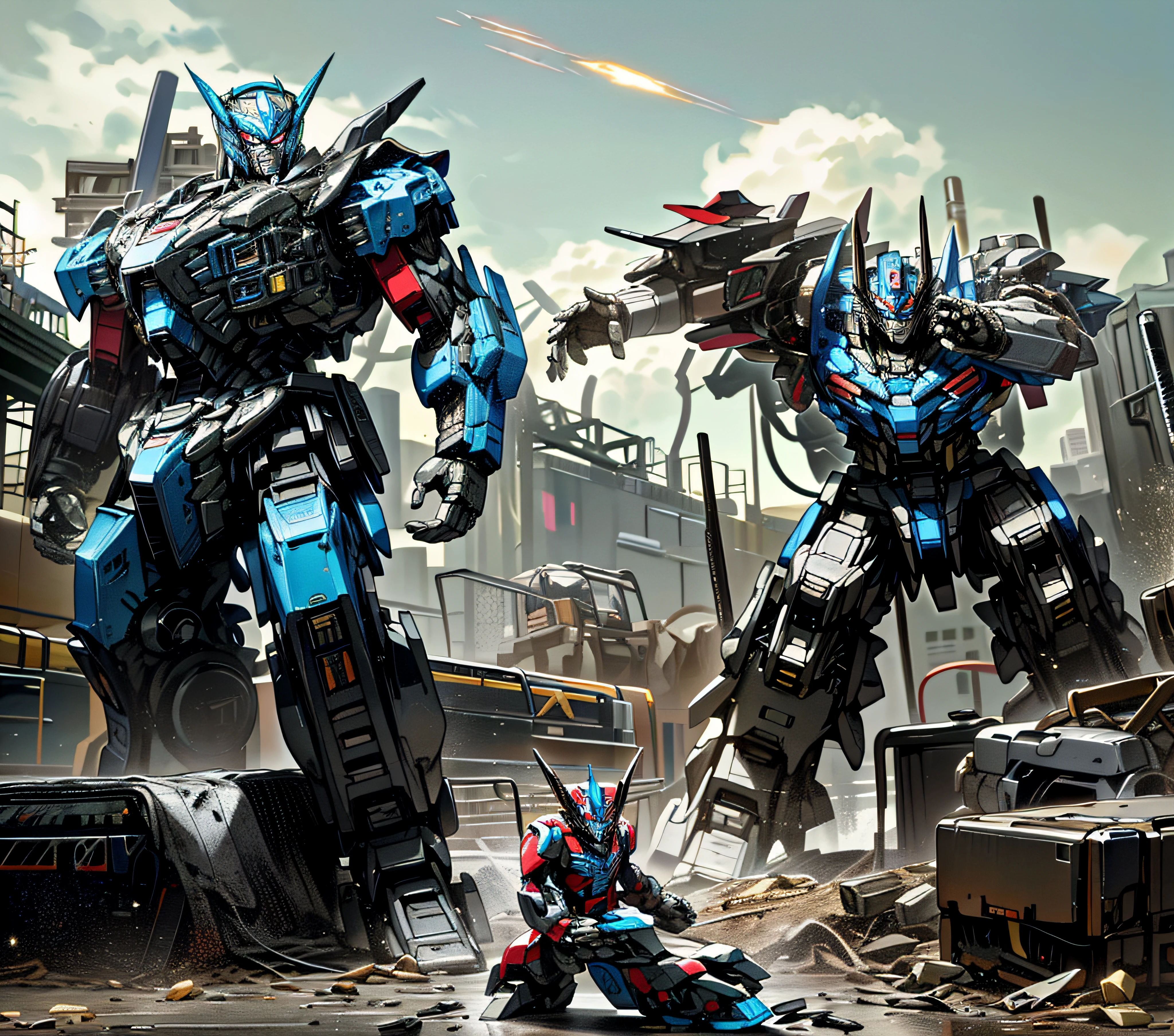 Transformers Prime is coming to the Nintendo Wii, transformers cinematic universe, In the movie《Transformers》Curly, Transformers : the last knight, From Transformers, Transformers, Destroyed robots, Gothic transformers, Transformer technology, transform, Transformers toys, Transformers!!!!!!!!!!!!!, transformers movie style tech, Optimus Prime, transformers war for cybertron, discarded mech in background, soldiers and mech fight, Transformers toys
