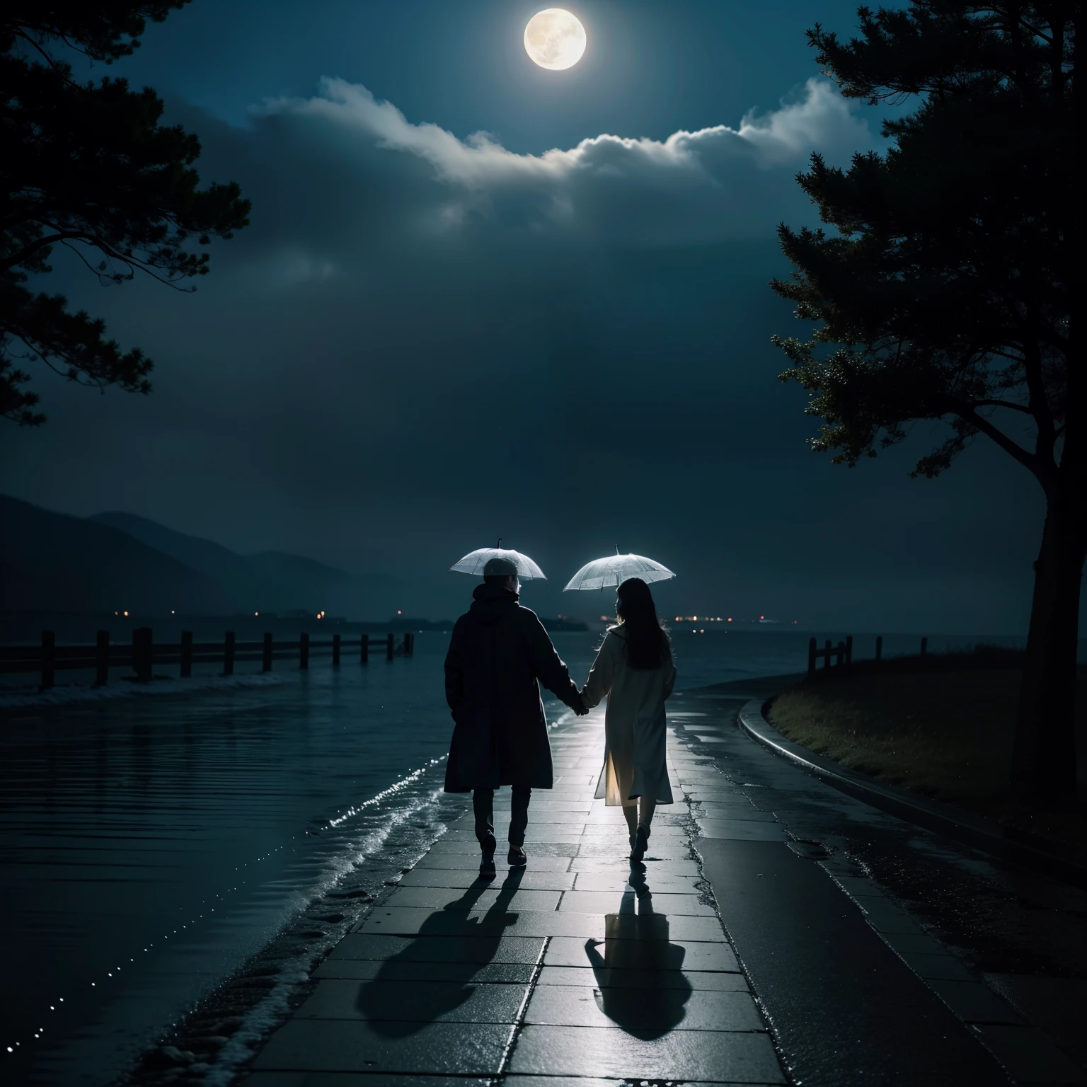 On a long, long journey I fell in love with you
Seasonal rainy moon Gently wet your heart
Wonder if time will change anything.
Only now when I walk with you, I stop quietly.

Winding Road continues along the water's edge
I wonder if it suits these two people.
One umbrella is sad

I still like you, so I can't take you seriously.
That everything is a lie swept away by this rain
Smile again

Gently release your deep, deeply bundled fingers,
The strength I showed at the end, I really don't want to let go.

I'll never forget
Whether you're in love or I'm in love
The eternity that I certainly felt

I just liked you, even though I can't lie in my feelings.
I couldn't remove the wrong button somewhere.
Winter is coming soon before you bite this finger.
I'm glad I finally took it off now, because I'm going to lose to the cold wind.
If the warmth remains, it will be over.