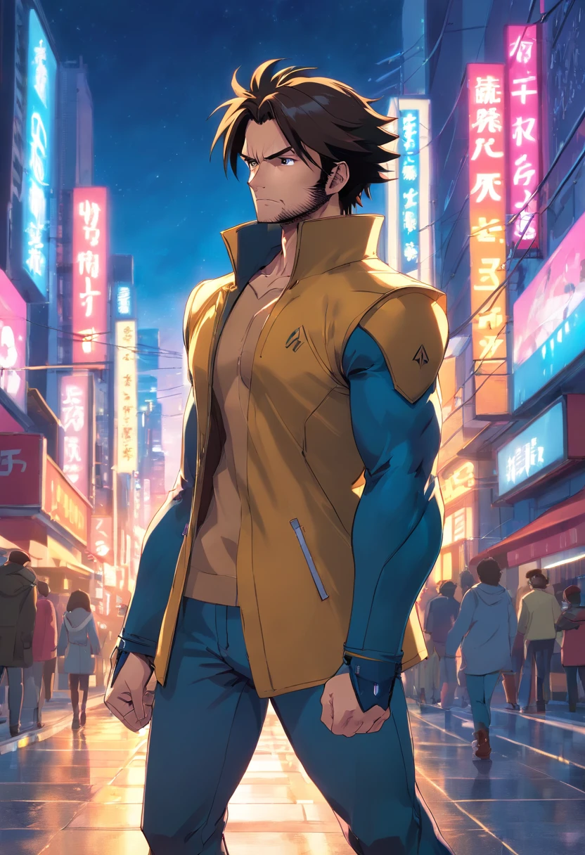Wolverine, (estilo de brinquedo da caixa cega:1.2), (tiro de corpo inteiro) , 1 wolverine Logan, Glasses:1.2, Cyberpunk, brilho sonhador, luminous neon lights, limpo, fundo branco, ( global ilumination, Traching de raias, HDR, unreal render,Reasonable design, alto detalhe, master part, best quality, hiper HD, Cinematic lighting)