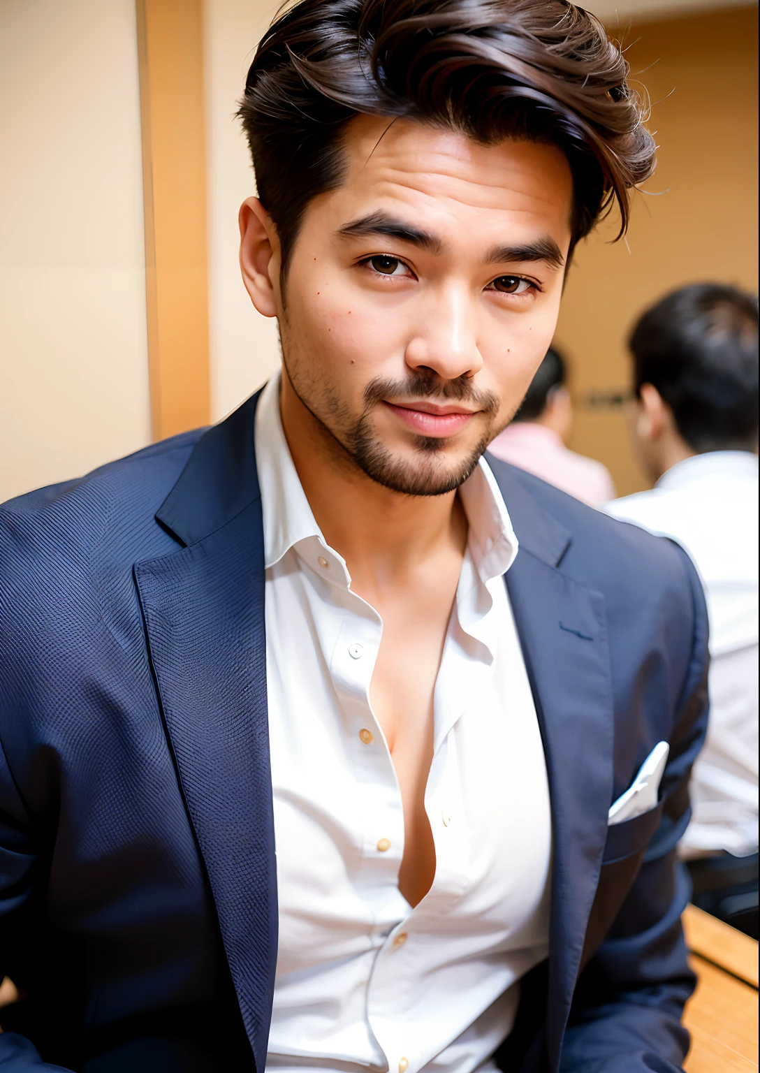 Super rich handsome entrepreneur、male people、Enjoying work and play to the fullest
