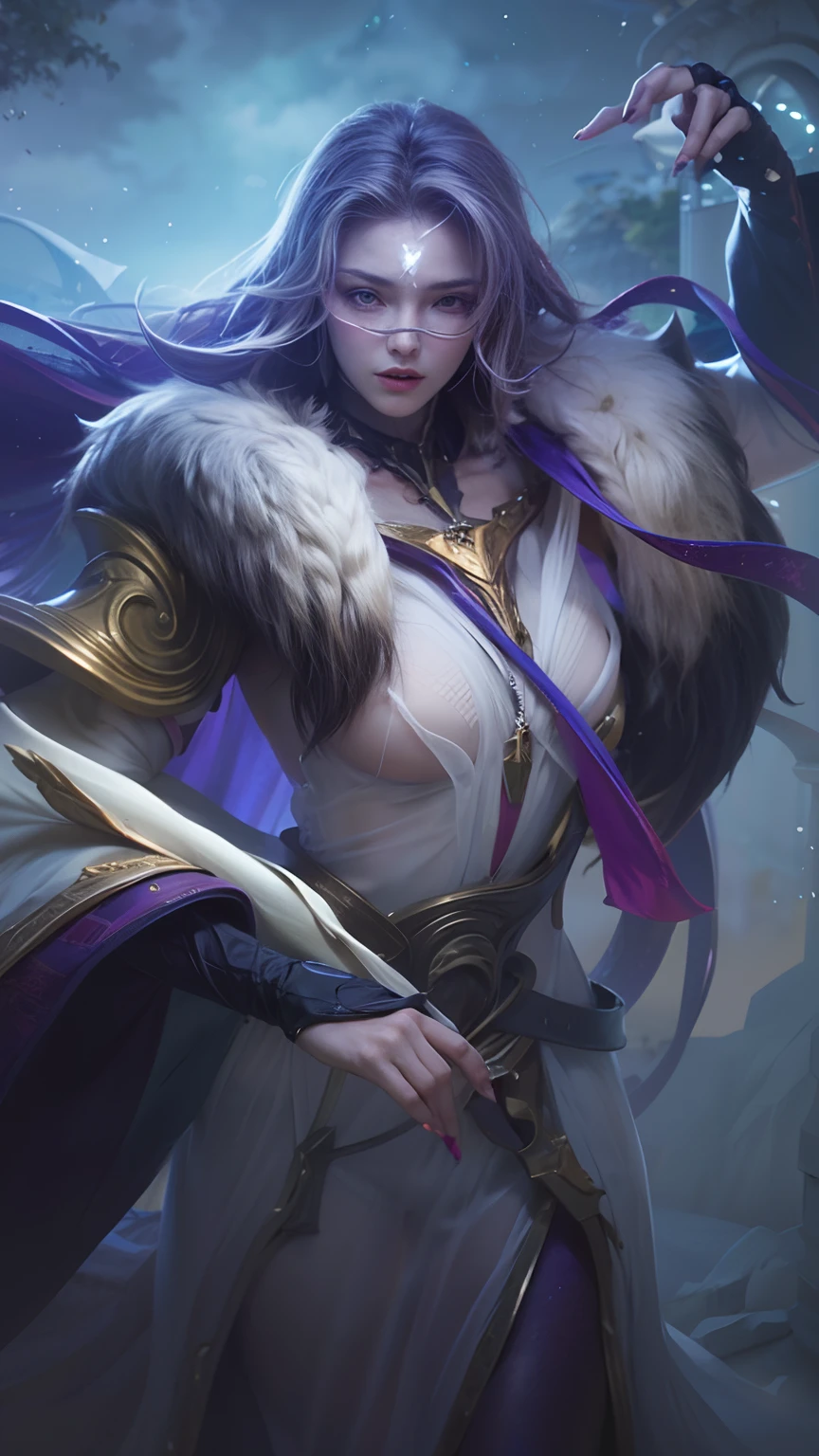 masutepiece, (Best Quality:1.4), Realistic, extremely detailed CG unified 8k wallpaper, ighly detailed, High-definition raw color photos, professional photograpy, Realistic portrait, Cinematic Light, Beautiful detailed, 1girl in, (Naked:1.5), Beautiful big breasts, breasts details, Exposed breasts, (cleavage of the breast:1.2), (Fine face:1.2), Close up of a girl in Beautiful clothes with wide open front, Bare shoulders, (transparent Beautiful clothing with a wide open chest:1.4), open chest wide, Undress、No bra, , (cameltoe details), Outdoors, high intricate detailed, float, cum on, Sense of truth, beautiful landscape forest, castle, sexy lighting,