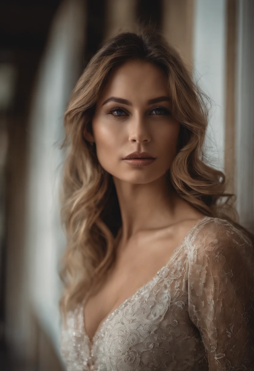 beautiful girl, sexy, 1girl, casual clothes, mall, shopping, deep cleavage, (quite massive chest、cleavage of the breast、Protruding chest、Expose your breasts、Do not hide all breasts、Beautiful nipple), lipgloss、a necklace、pin heels, in 8K、A high resolution