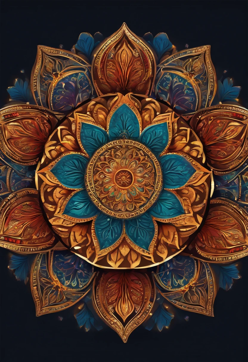 Create a Mandala for Meditation with High Degree of Ultra HD Quality