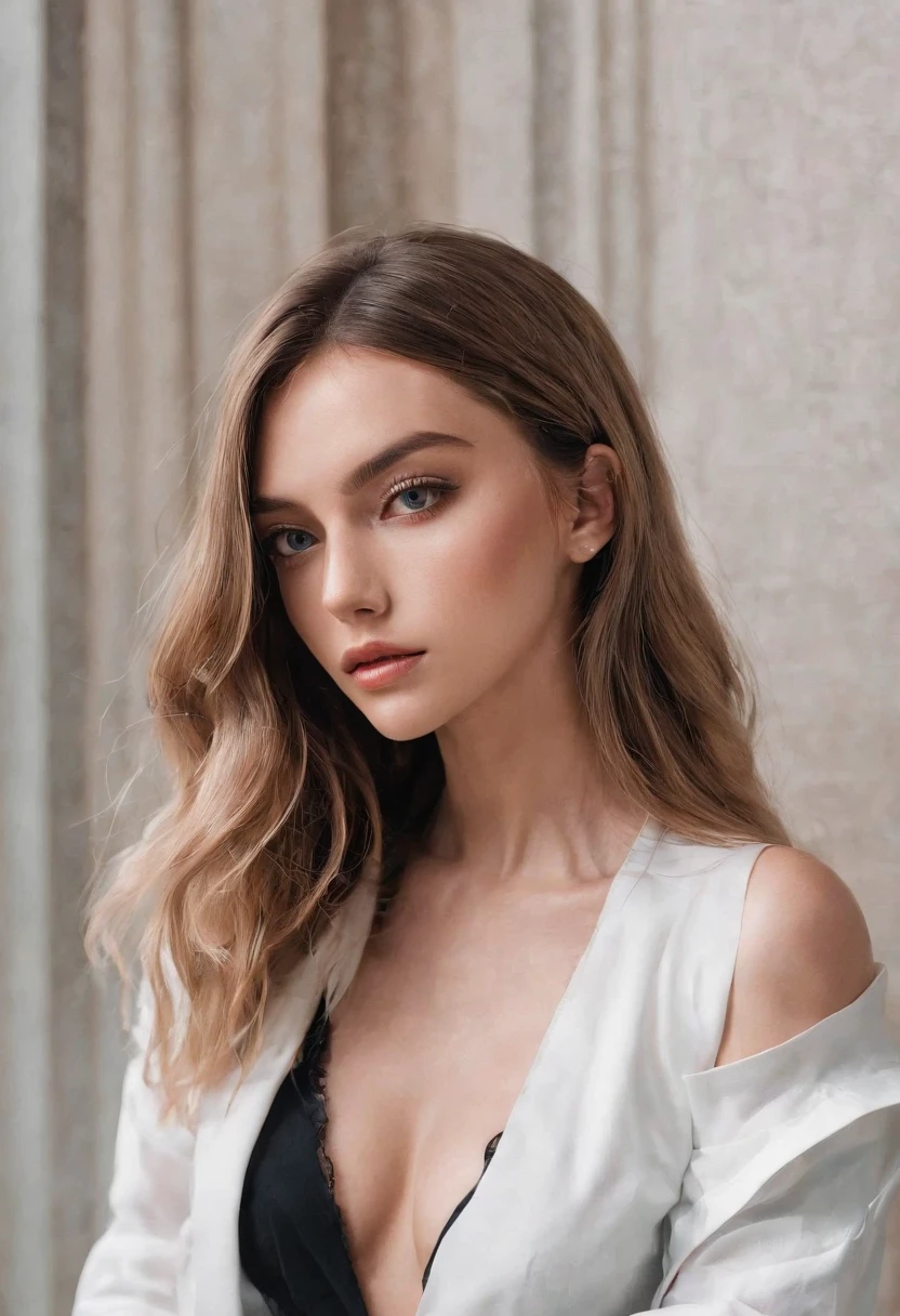 sexy instagram model, young, beautiful, long hair, 25 years old