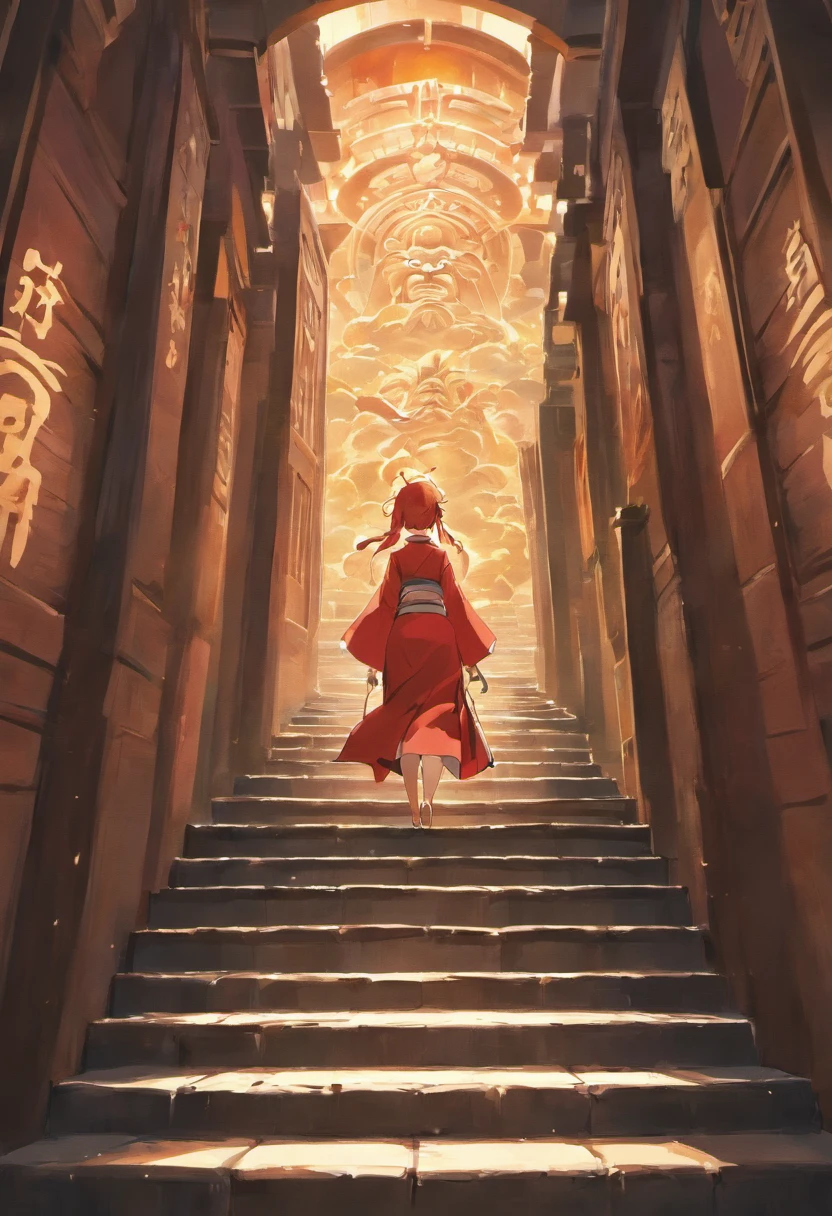 stairs leading to a temple in a mountain setting,zen temple background, japanese temple, 4k vertical wallpaper, 4k vertical wallpaper, ultra detailed 3d 8k japonisme, japanese temple, kyoto inspired, oriental wallpaper, inspired by torii kiyomitsu, ancient japanese architecture, unreal engine 4k wallpaper