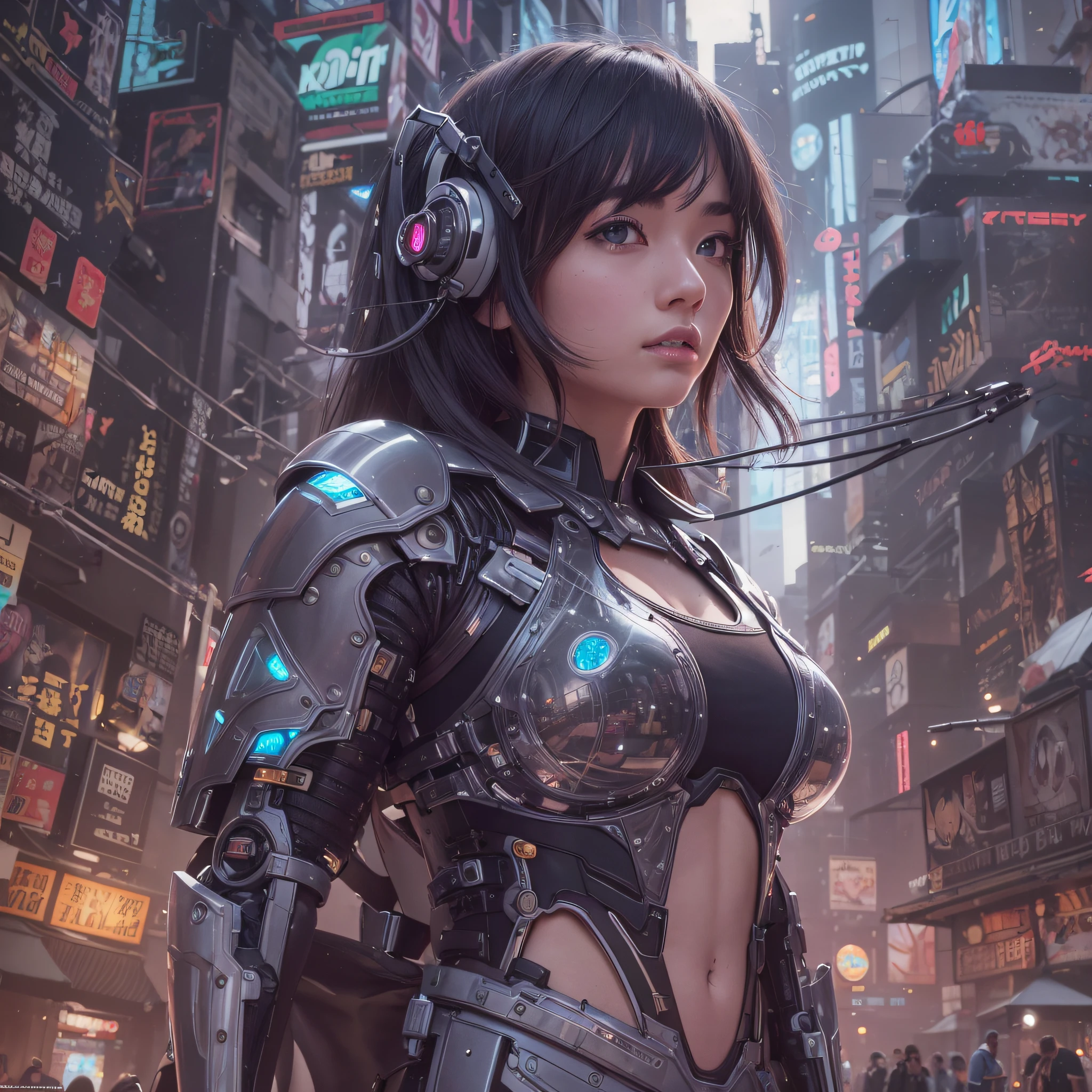 NSFW,Best Quality ,masutepiece, extremely delicate and beautiful, Extremely detailed ,nffsw ,Unity ,8K Wallpaper, amazing, finely detail, masutepiece,Best Quality,Official art,Highly detailed ticker Unity 8k wallpaper,absurderes, unbelievable Ridiculous, Ultra-detailed, hight resolution, Extremely detailed,Beautiful detailed girl,Light on Face, 1girl in, mechs, armor, Mechanical_Body, Black hair, Spaceship, city, Cyberpunk, Star_skyporn,