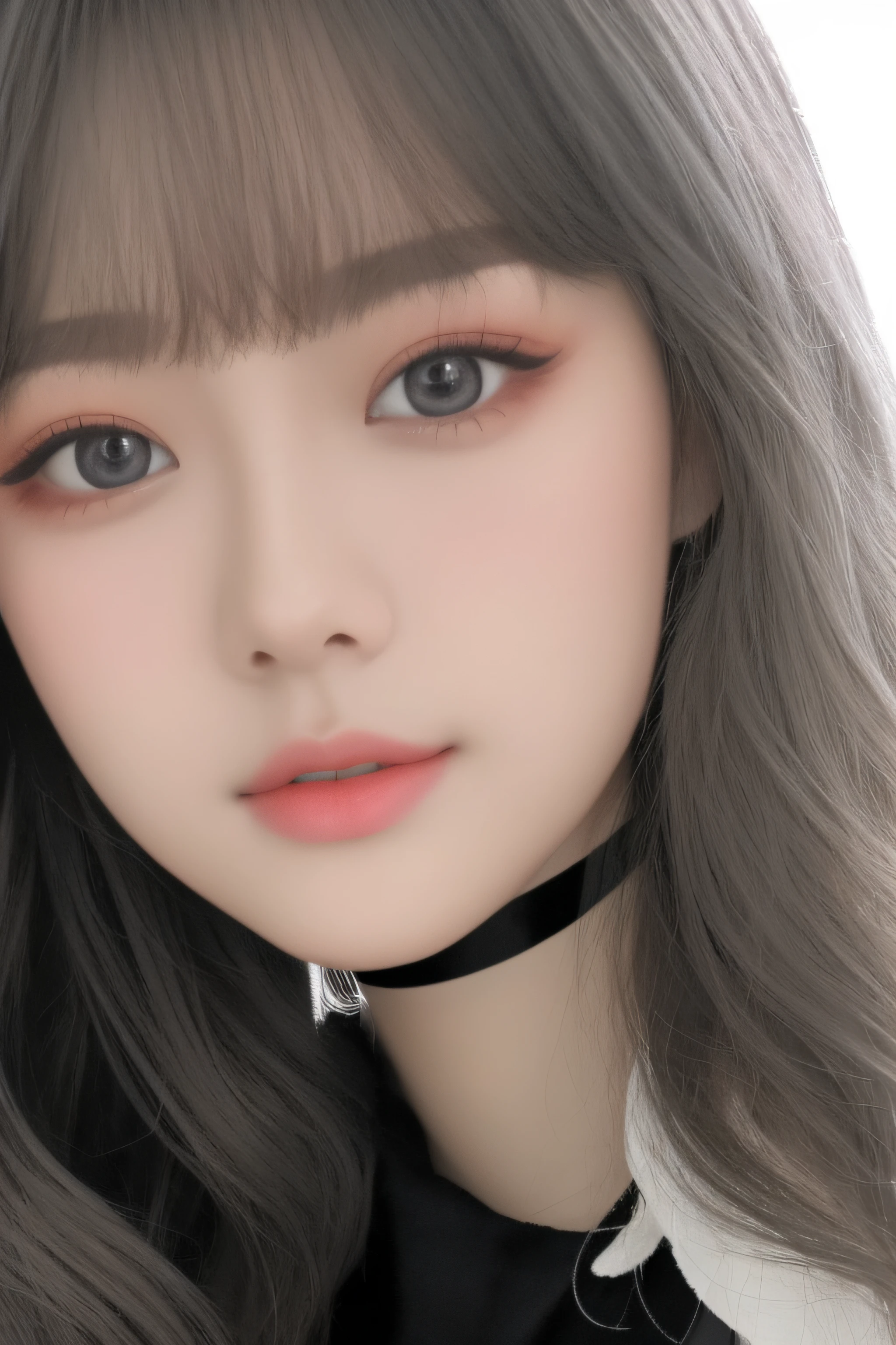 Best quality、tmasterpiece、A high resolution、1girll、Porcelain dress、hair adornments、choker necklace、jewely、pretty  face、Physically、Large breasts、mesmerizing eyes、Tyndall effect、realisticlying、Shadow Studio、edge lit、bicolor lighting、（highdetailskin：1.2）、8K, Ultra HD、Digital SLR、softlighting、high high quality、volumettic light、sneak shot、photore、A high resolution、4K、8K、The background is blurred out，