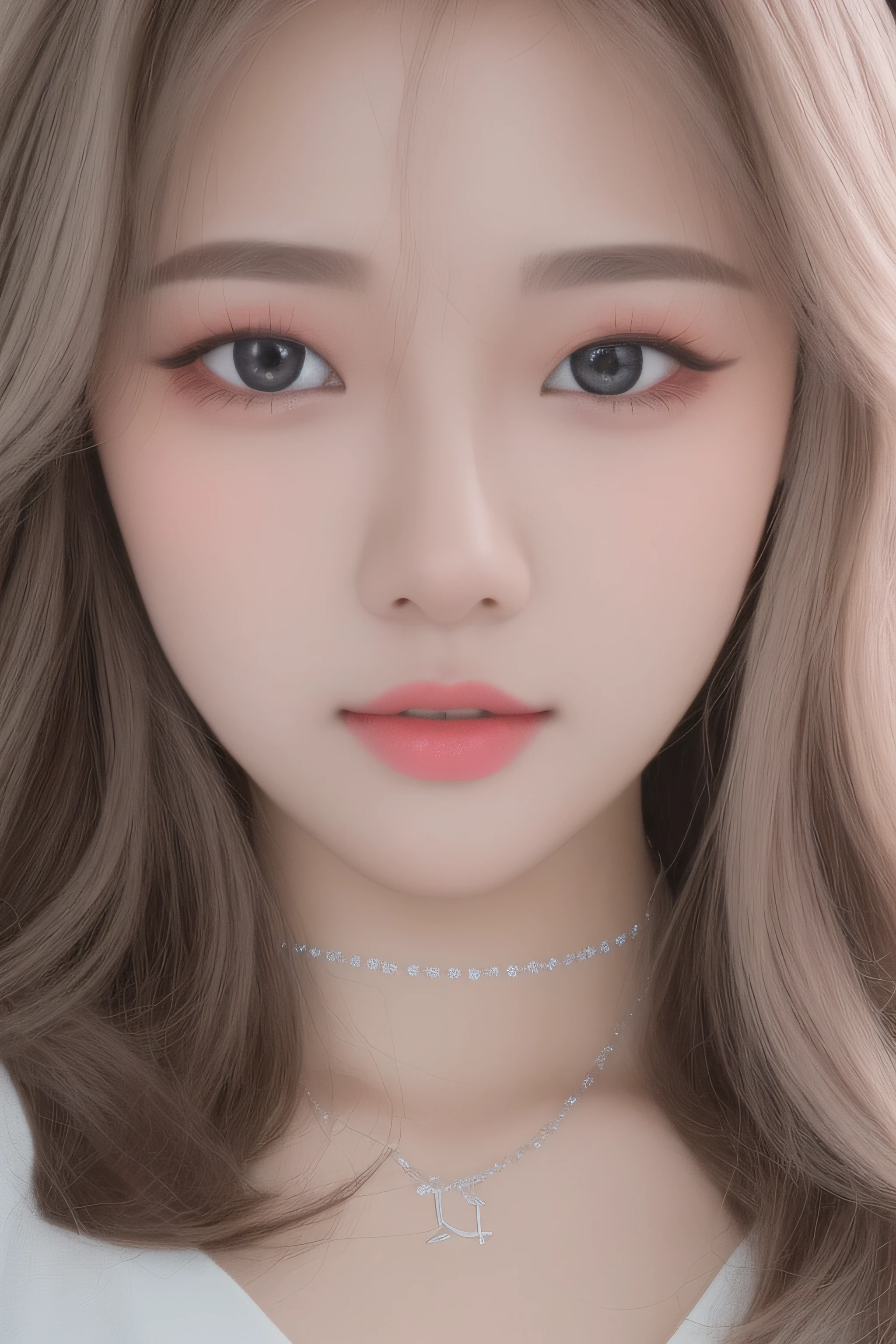 Best quality、tmasterpiece、A high resolution、1girll、Porcelain dress、hair adornments、choker necklace、jewely、pretty  face、Physically、Large breasts、mesmerizing eyes、Tyndall effect、realisticlying、Shadow Studio、edge lit、bicolor lighting、（highdetailskin：1.2）、8K, Ultra HD、Digital SLR、softlighting、high high quality、volumettic light、sneak shot、photore、A high resolution、4K、8K、The background is blurred out，