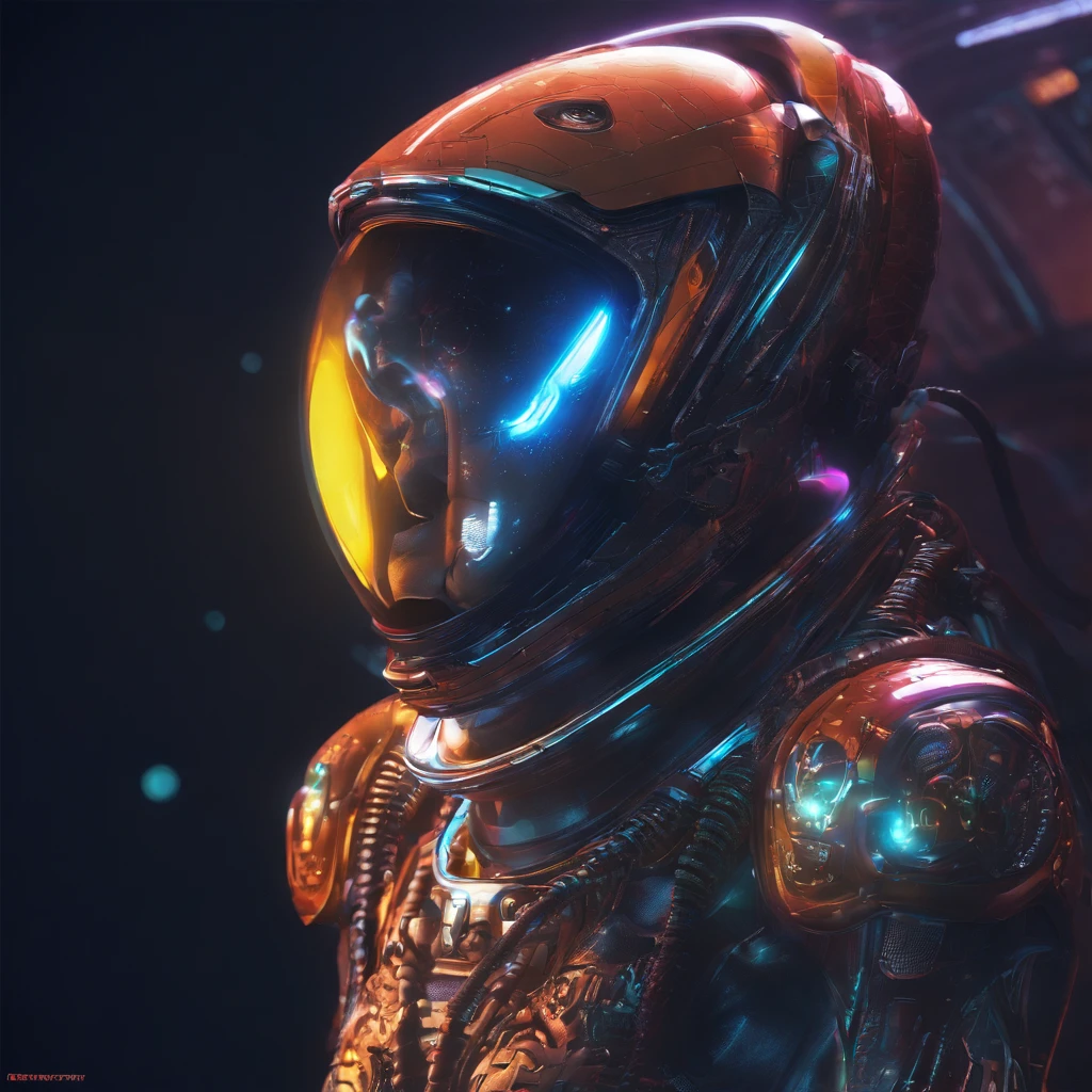 Pleiades spacesuit mine,Stereo equidistance,starlights,dingdall effect,Light and shadow intensification,3D modeling,Four-dimensional model,Virtual Engine,rendering,Studio lighting,The light shines,fantasy atmosphere,vibrant with colors,8K,Surface reflected light