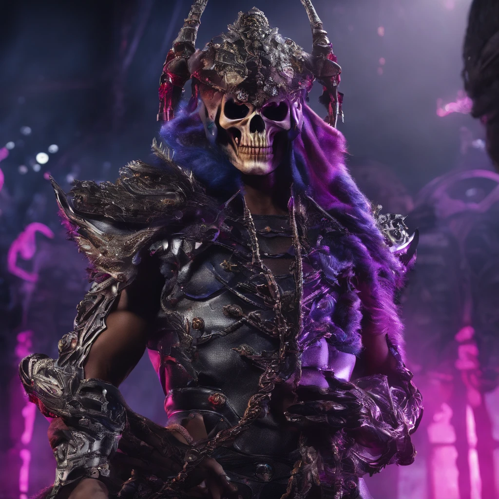 Castlevania Shadowlord Blonde Very detailed Ultra-realistic face Ultra-detailed motion shots Masterpiece Wide angle environment Movie scene Movie scene Lord Dracula leads an army to arm demons in battle Surreal War,Bright purple gold flowing short hair 32K(tmasterpiece,k hd,hyper HD,32K)boxing gloves,Silver Skull Abandoned Area of the Pond,Indigo Skull King ,Hold the steering wheel in your hand (The skeleton is realistic:1.4),,Silver skull flower ornaments,Petals flutter,Colored ball head,Hold your head high,Be proud,The nostrils look at people, A high resolution, the detail, RAW photogr, Sharp Re, Nikon D850 Film Stock Photo by Jefferies Lee 4 Kodak Portra 400 Camera F1.6 shots, Rich colors, ultra-realistic vivid textures, Dramatic lighting, Unreal Engine Art Station Trend, cinestir 800,Hold your head high,Be proud,The nostrils look at people,Tsundere,Petals flutter,Petals flutter,Sprinkle with gold dust,Fluttering,Impeccable,( reasonable design, Clear lines, High sharpness,Best quality, Very detailed skeleton, The skeleton of a masterpiece, offcial art, movie light effect, Boxer 32K(tmasterpiece,k hd,hyper HD,32K)short detailed hair,Martian ,Red Flame Maiden ,Copper protector (realisticlying:1.4),Python pattern robe,Purple-pink tiara,Snowflakes fluttering,The background is pure,Hold your head high,Be proud,The nostrils look at people, A high resolution, the detail, RAW photogr, Sharp Re, Nikon D850 Film Stock Photo by Jefferies Lee 4 Kodak Portra 400 Camera F1.6 shots, Rich colors, ultra-realistic vivid textures, Dramatic lighting, Unreal Engine Art Station Trend, cinestir 800,Wear boxing gloves