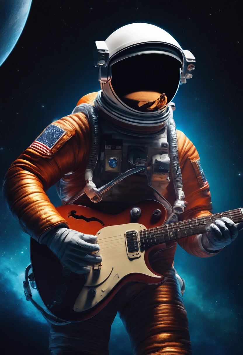 Astronaut who plays guitar in space