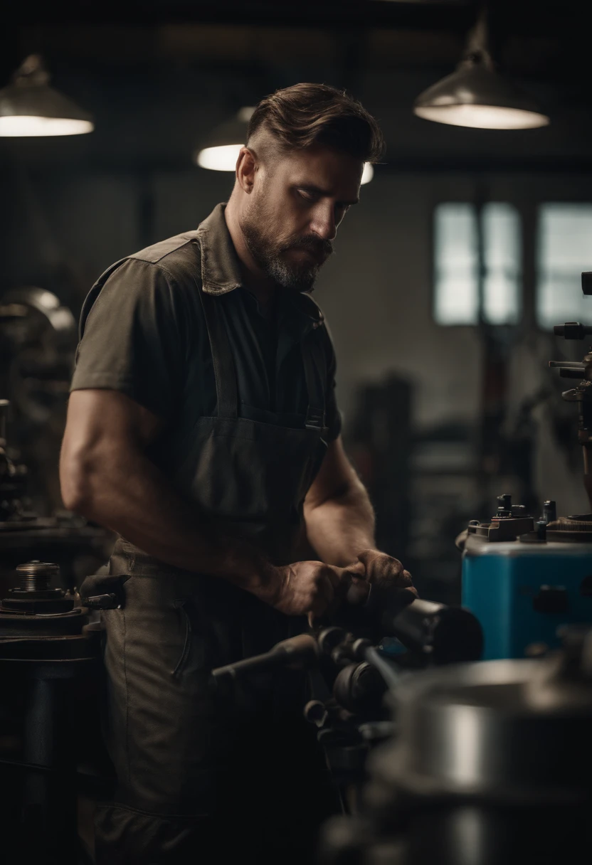 Portrait of a mechanic
