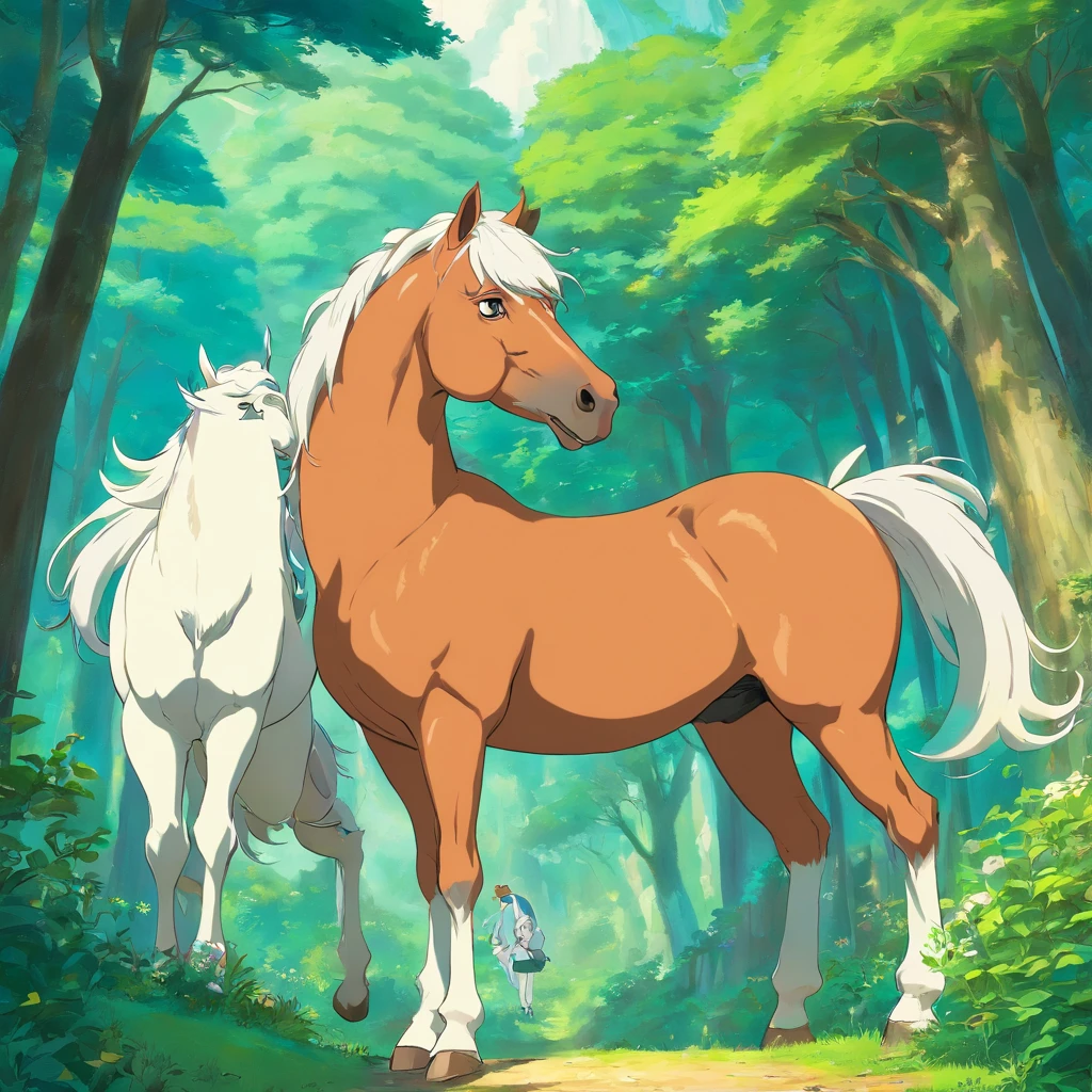 cavalo castanho
