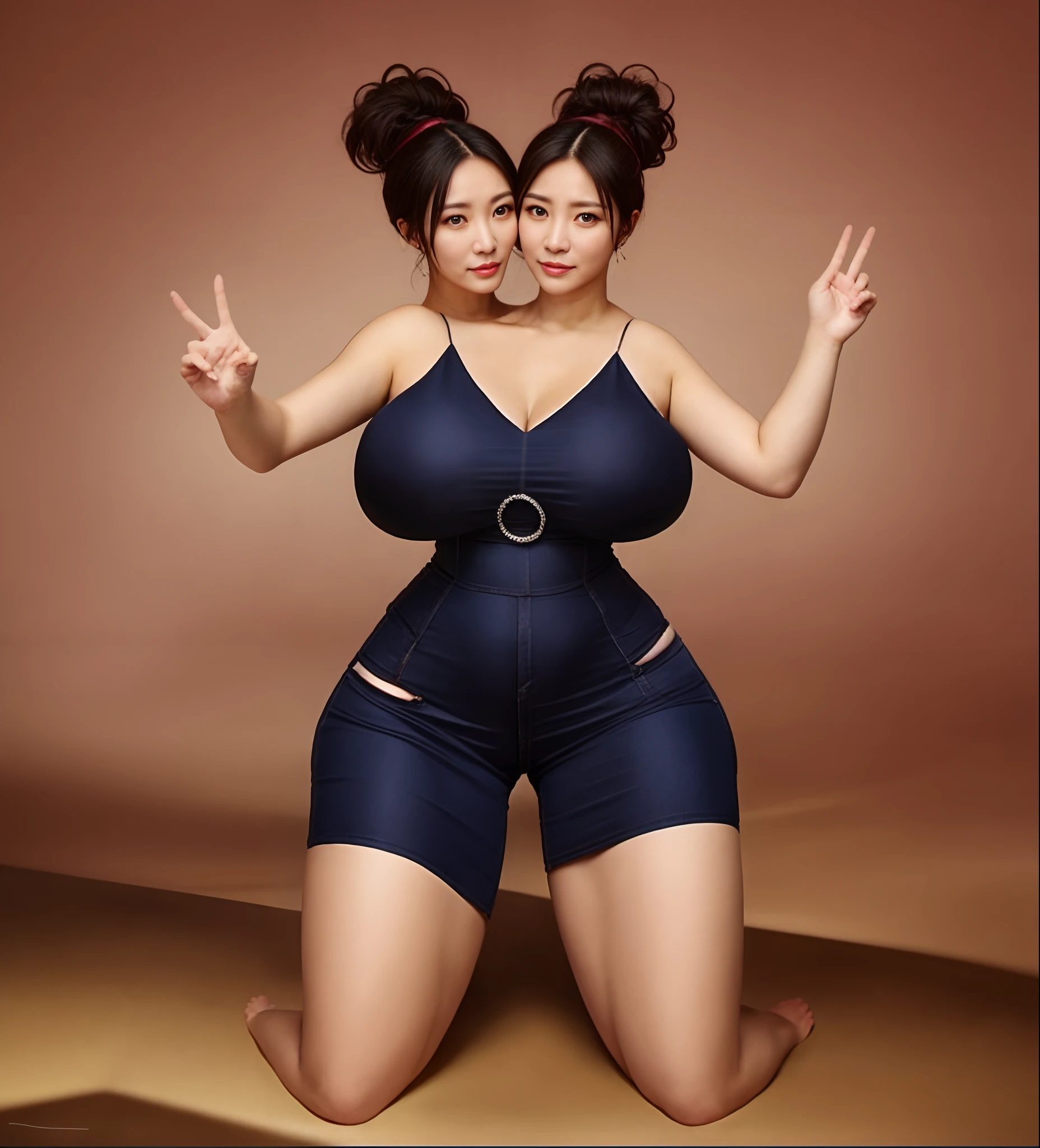 Portrait of beautiful sexy mature woman,fantastic eyes,Yellow dress,Full body panorama,By bangs,pervert smirk,(epicd:1.2),(Single-color background:1.4),(Dark studio lighting,sony a7,50 millimeters,Matte skin,pores,Farbe,ultra - detailed,Ultra-realistic realism),XU Qing