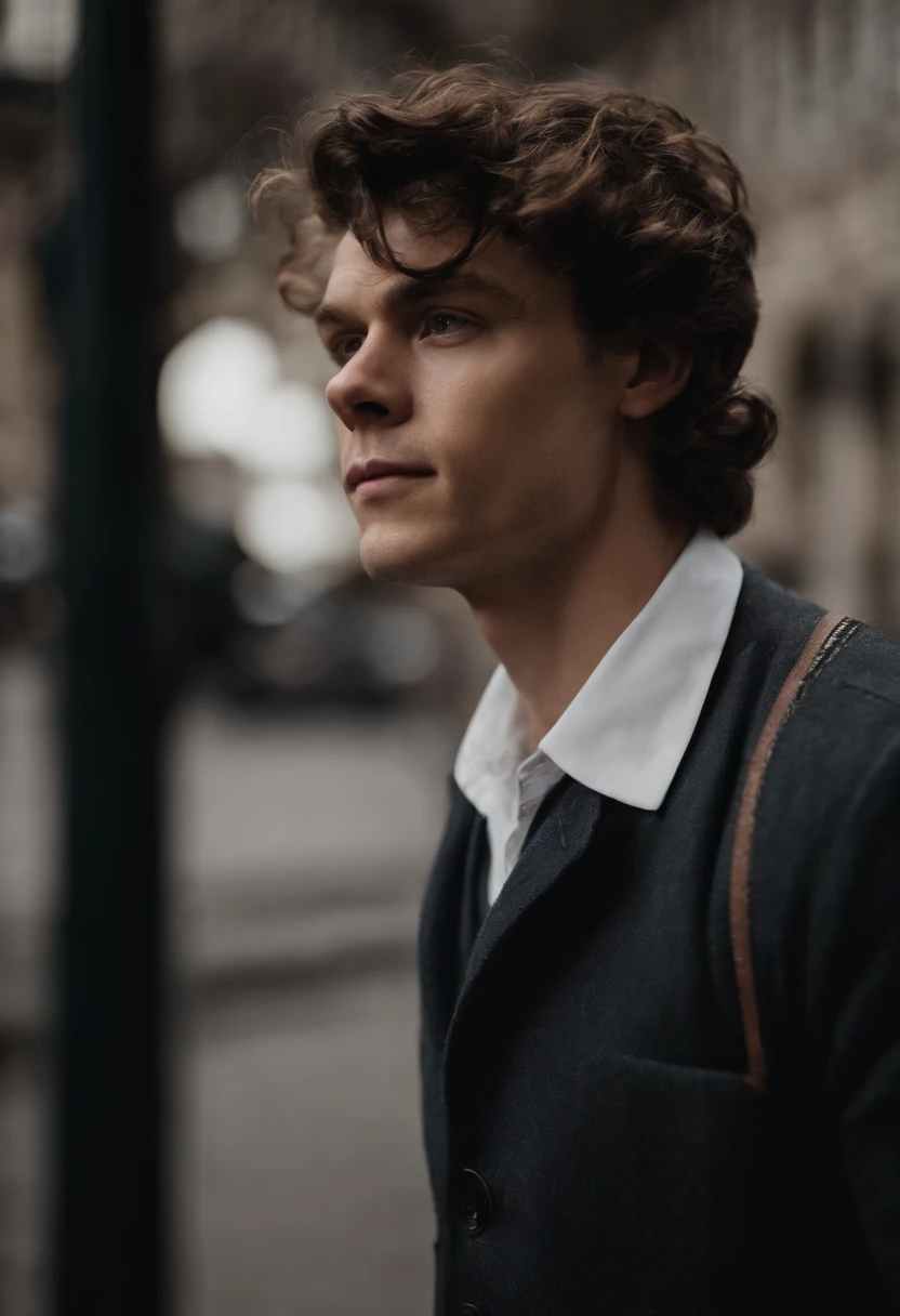 Portrait of a father, Unfortunately I do not have access to specific raw photos of Harry Styles to describe. However, here is how I might generally describe a raw, unedited photo of him:
- It's a close-up shot framing his face, shoulders and upper chest. He has a relaxed, genuine expression.
- His curly, brown hair is a bit messy and natural looking, some strands falling over his forehead. His hair shape is symmetrical and full.
- His skin looks smooth and clear, though you can see some faint freckles across his nose and cheeks. His complexion is evenly pale.
- His jawline and cheekbones are chiseled and well-defined. He has an angular, modeled face shape.
- His lips are full and a natural rosy pink. The corners of his mouth turn up slightly in a hint of a smile.
- His eyes are a striking light green, fringed with dark lashes. There's a certain earnestness and warmth in his gaze.
- His groomed eyebrows frame his eyes nicely. Their natural shape is lush and arched.
- Small details like moles and veins are visible on his neck and decolletage. These "imperfections" add character.
- The lighting is a bit dim and flat since it's unedited. But the raw quality captures the essence of his good looks in a very real, unfiltered way.
Let me know if you'd like me to describe any other specific details!I do not have enough context to provide a detailed description of Harry Styles in a student uniform outfit. However, here are a few ideas that may capture the general look:
- He wears a white button down shirt, tucked into fitted gray slacks. The top few buttons of his shirt are undone.
- Over the shirt, he has on a navy blue sweater vest with the school's emblem embroidered on the left side.
- His usual mop of curly brown hair is tucked under a gray newsboy cap tilted slightly to one side.
- He has on black loafers with short white socks peeking out.
- A messenger bag is slung across his body, resting on his hip.
- His multiple rings glint under the school h
