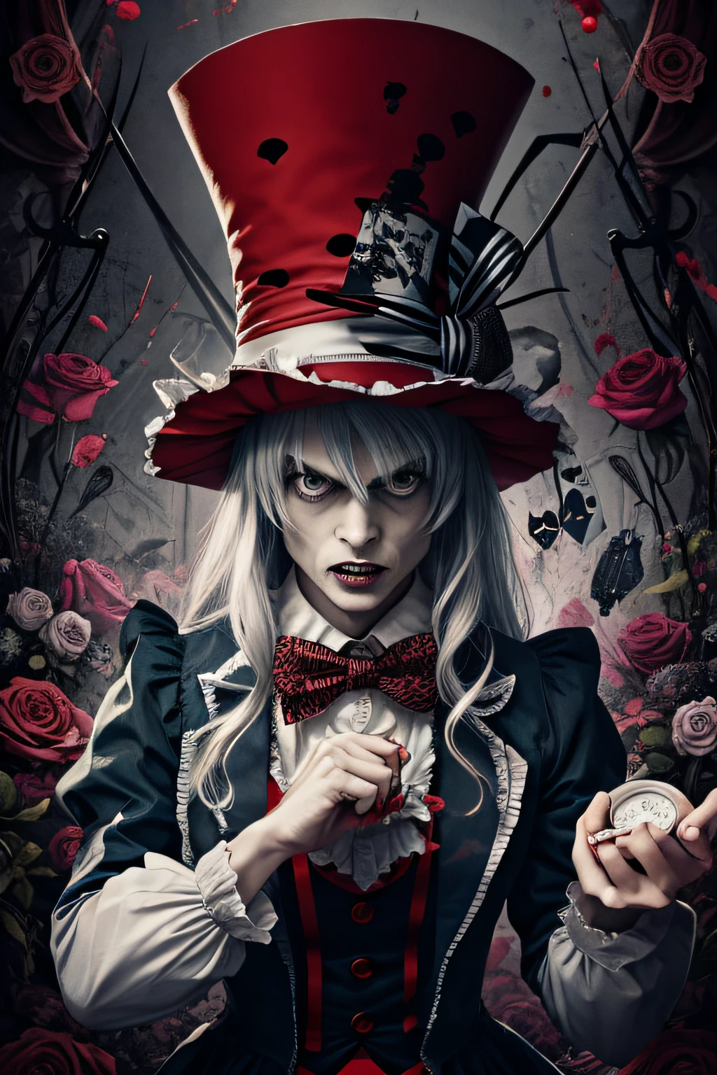 psycho killer angry mad hatter alice in wonderland